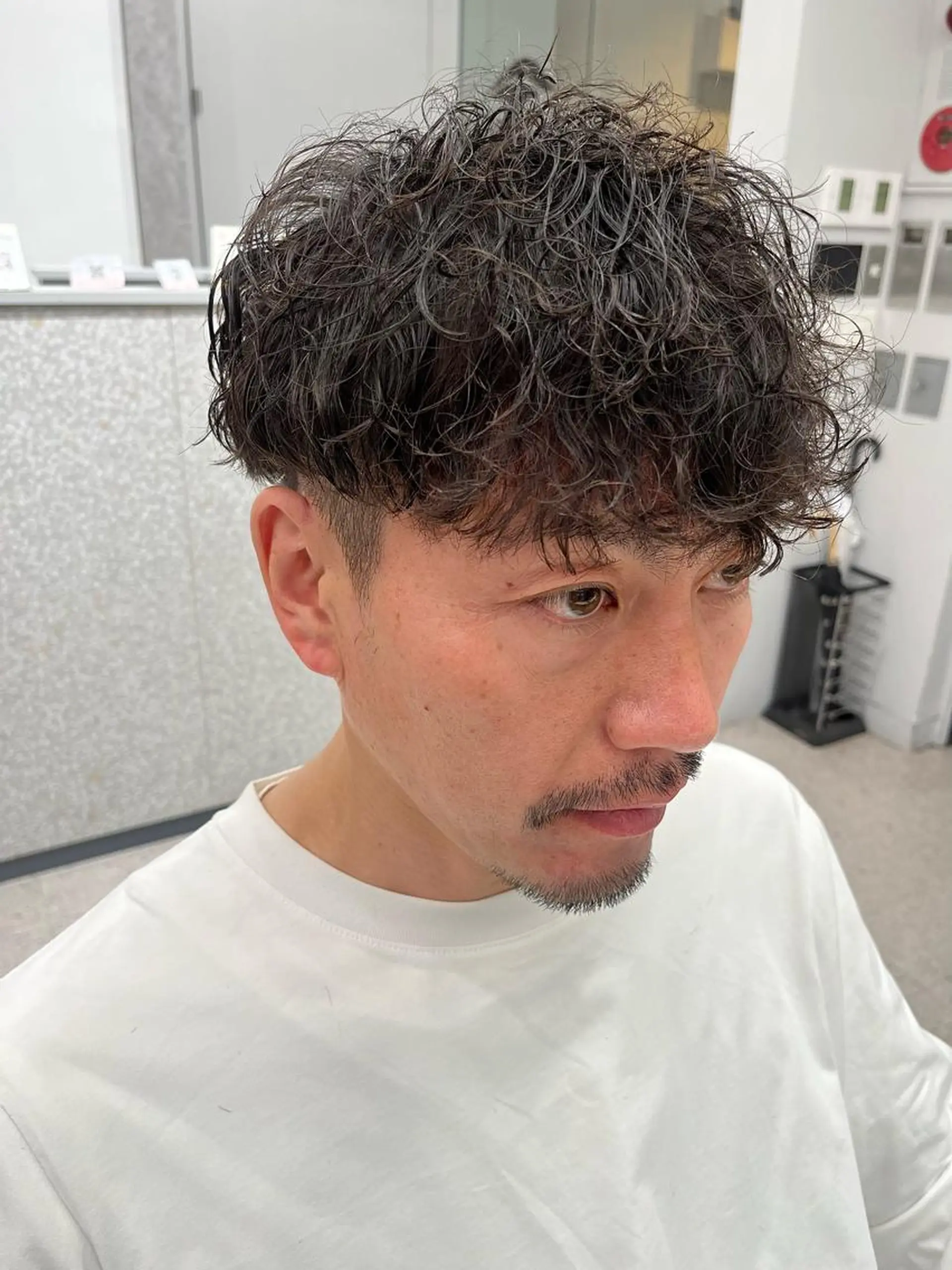 パーマ メンズ 🍐シャドウパーマ メンズ特化/守岡🍐のヘアスタイル