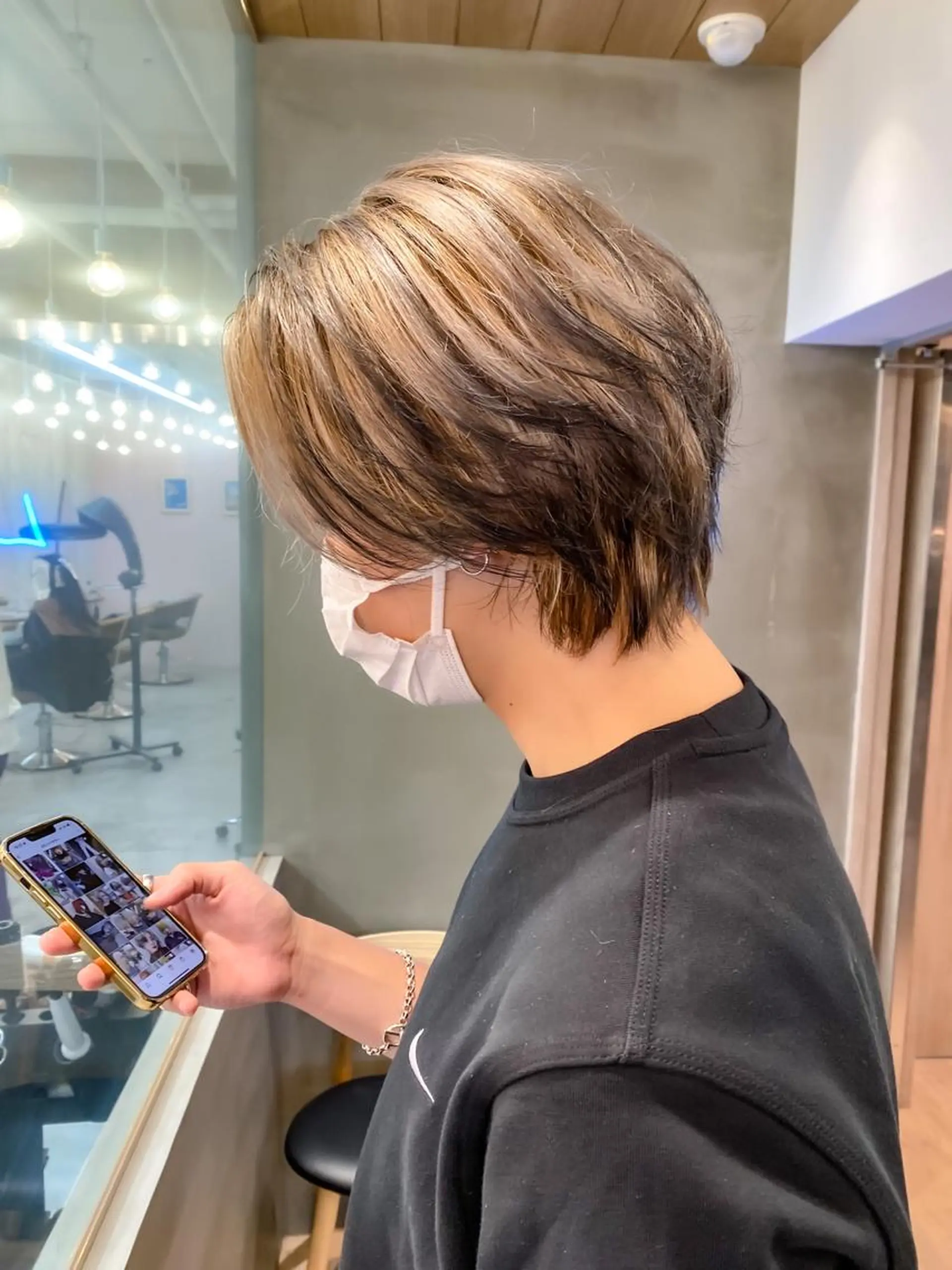 メンズ ヘアカラー トリートメント 🩵縮毛矯正/ブリー チ/髪質改善/いつかのヘアスタイル