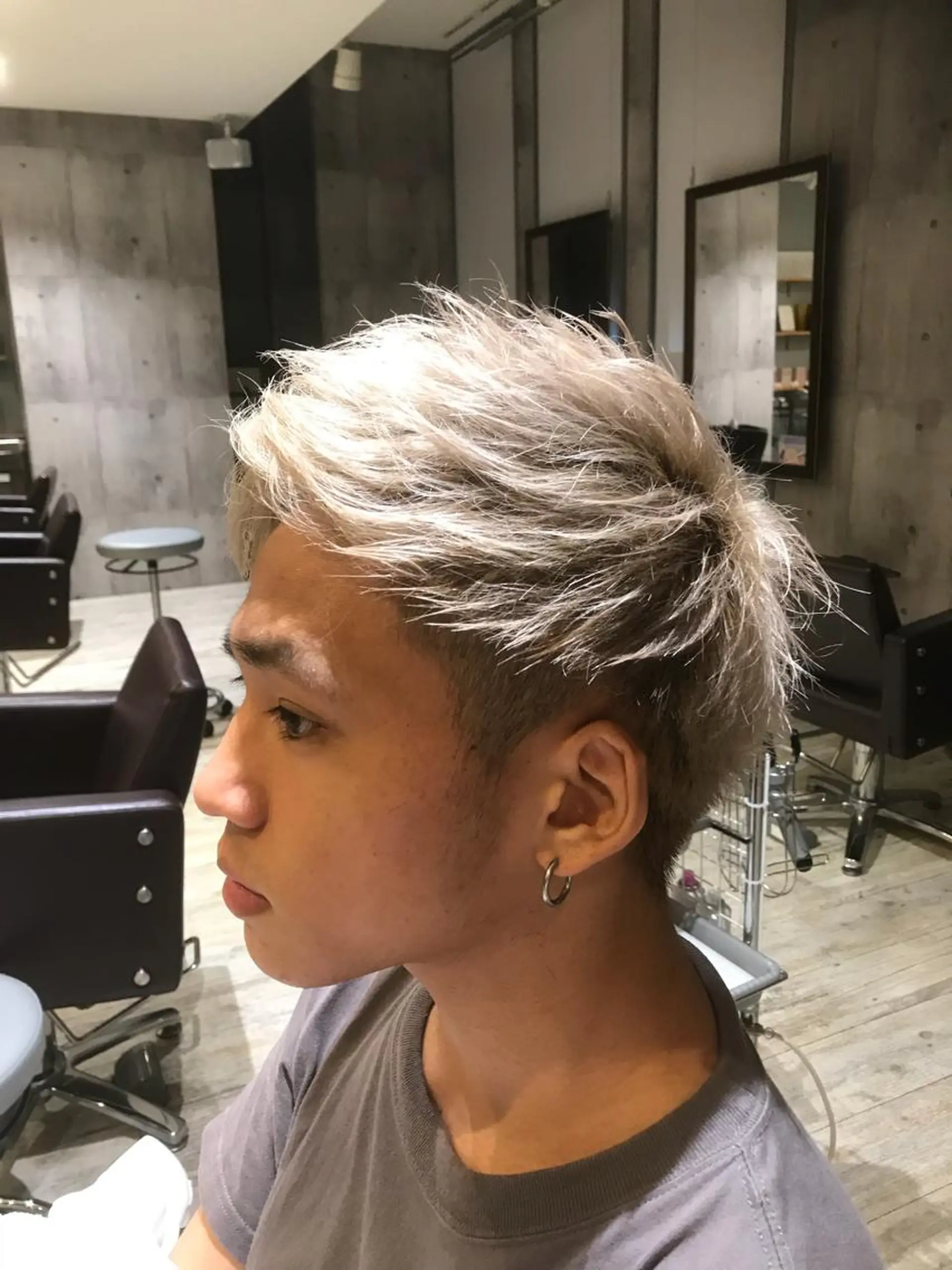ショート カラー パーマ ヘアアレンジ メンズ キッズ ネイル マツエク・マツパ カット ヘアカラー EnBlesS西宮 マンツーマン神道有基のヘアスタイル