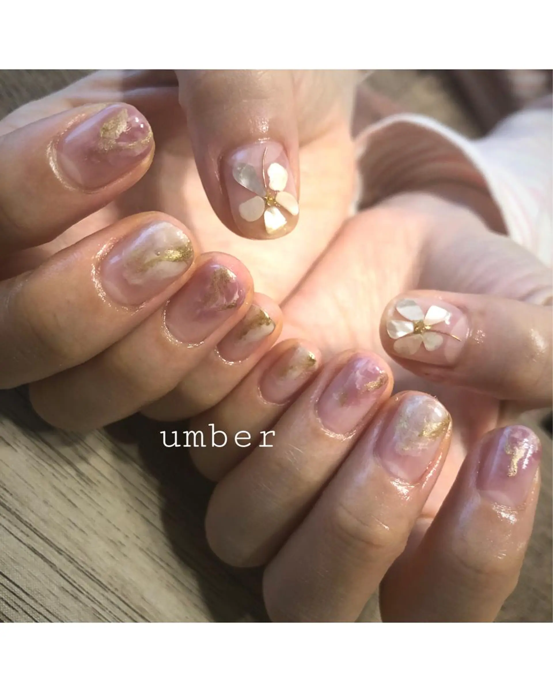 ネイル クリアネイル フットネイル フレンチネイル グラデーション マグネットネイル ハンドネイル umber 三茶1分のネイルデザイン