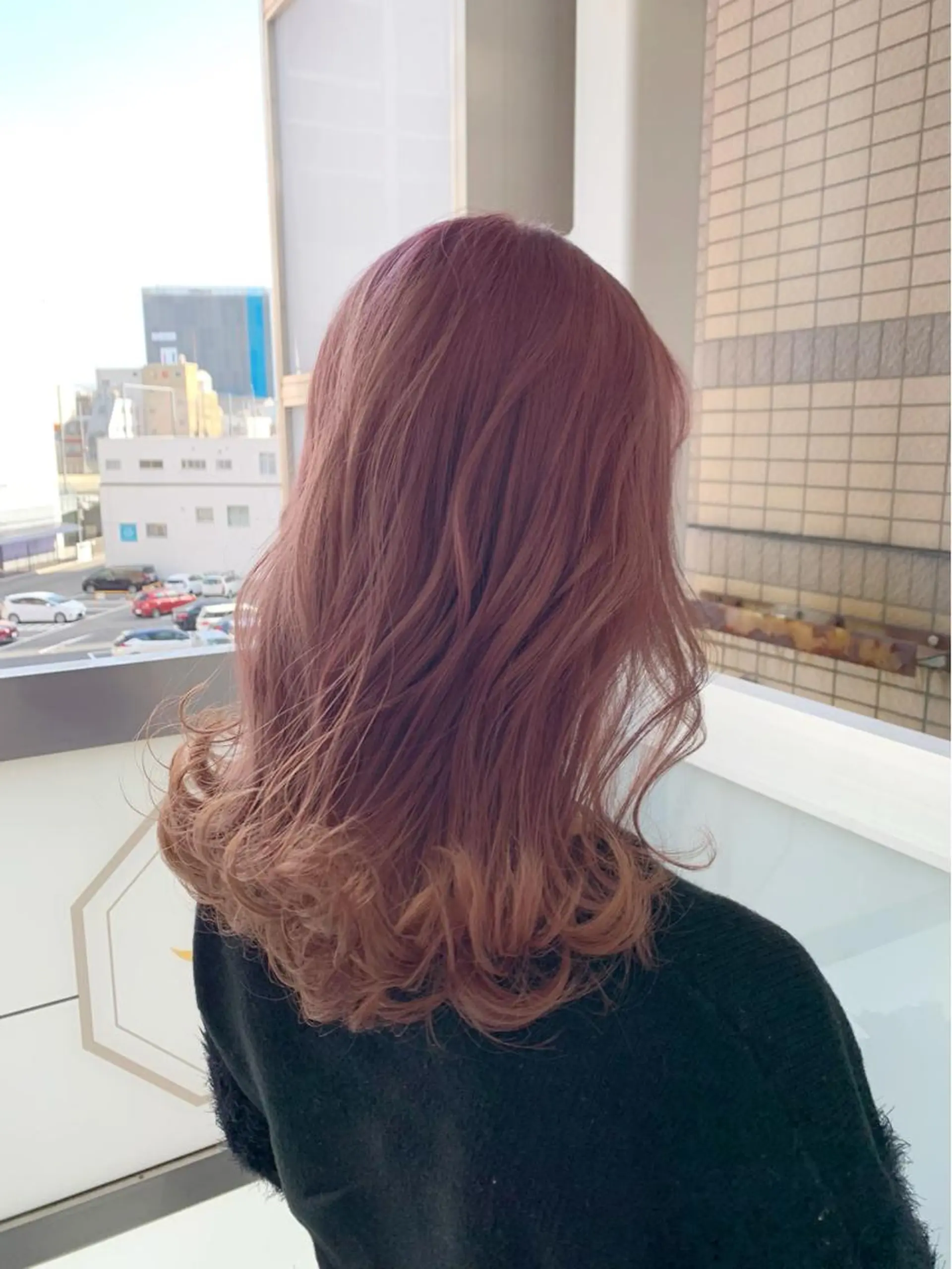 ロング カラー カット ヘアカラー トリートメント 古田 昂也のヘアスタイル