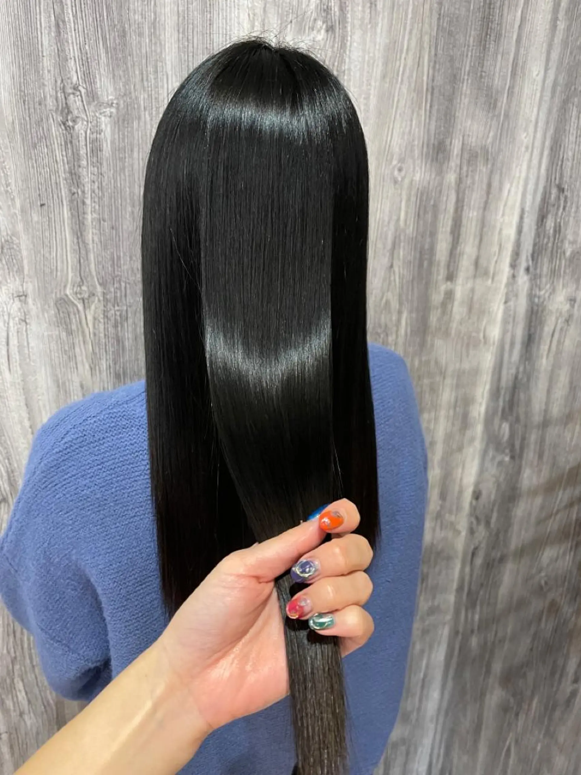 ロング カラー トリートメント 髪質改善で 憧れの潤艶美髪にのヘアスタイル