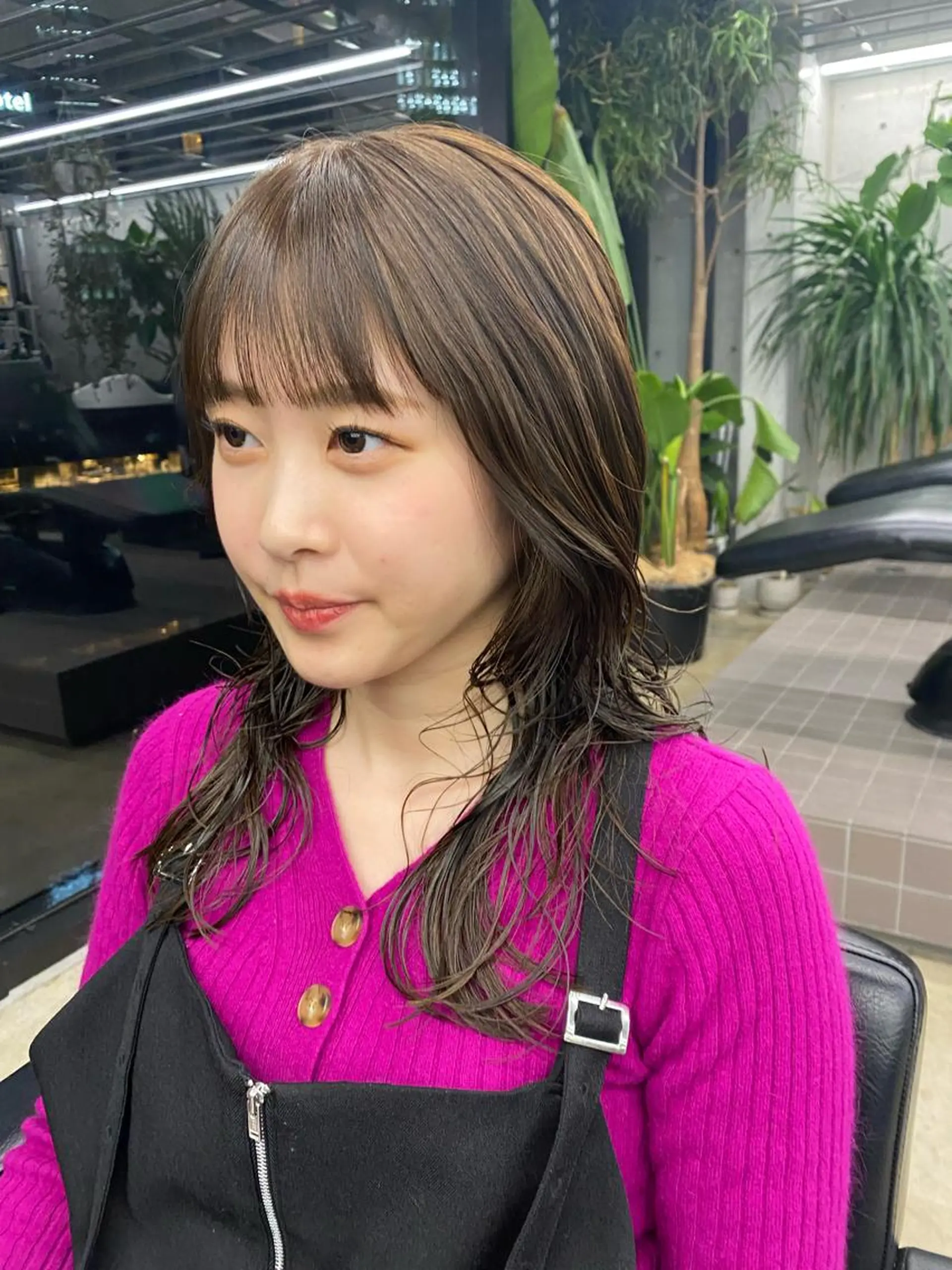 ロング パーマ ロング 似合わせカット レイヤー/ボブのヘアスタイル