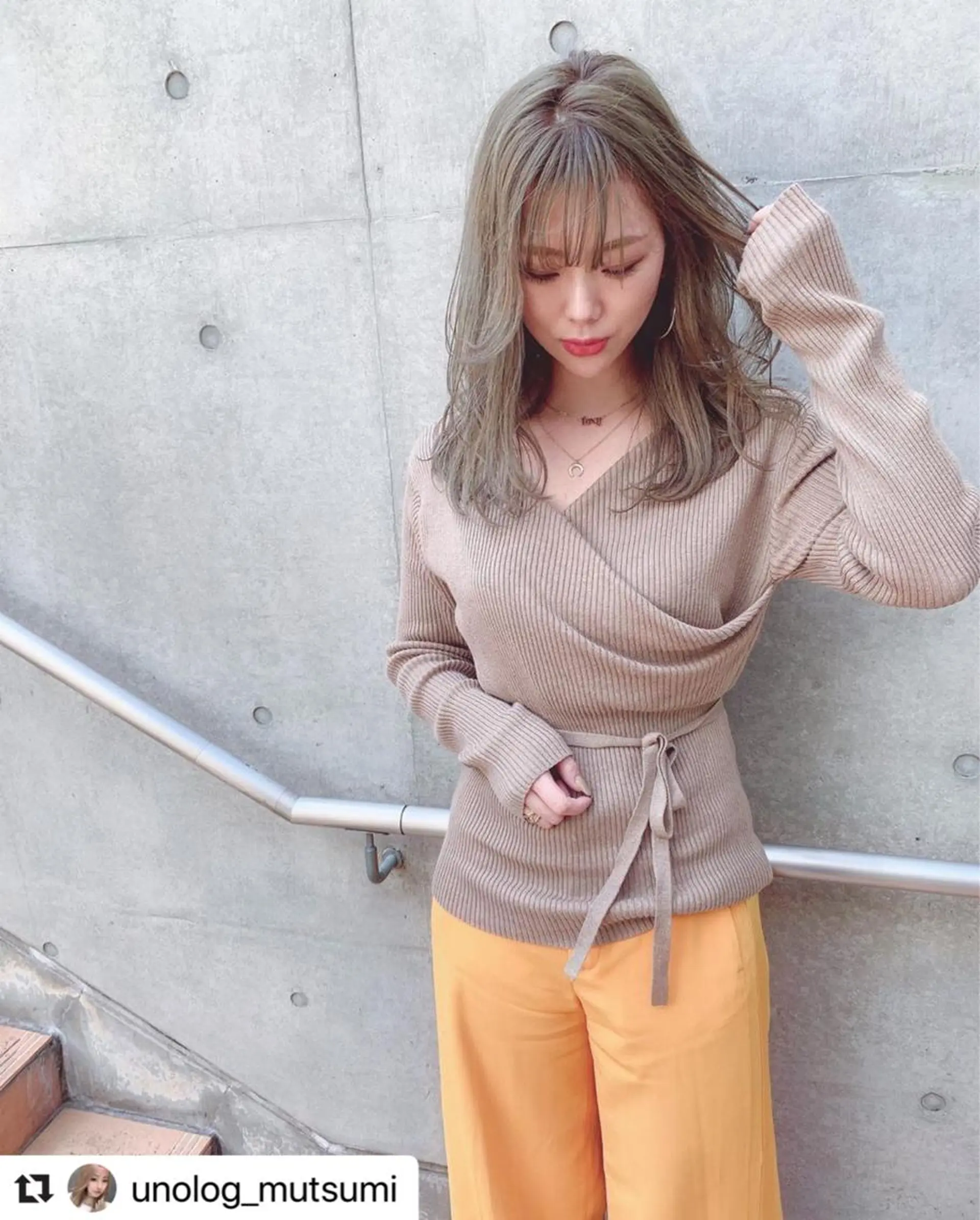 ロング カラー box  mico. mutsumiのヘアスタイル