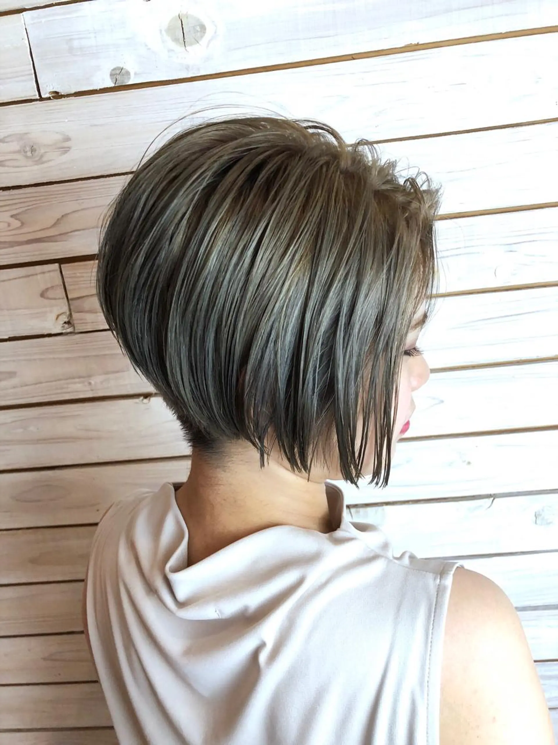 ショート カラー カット ヘアカラー ✨大人美人ショート✨ 店長 藤井一輝のヘアスタイル