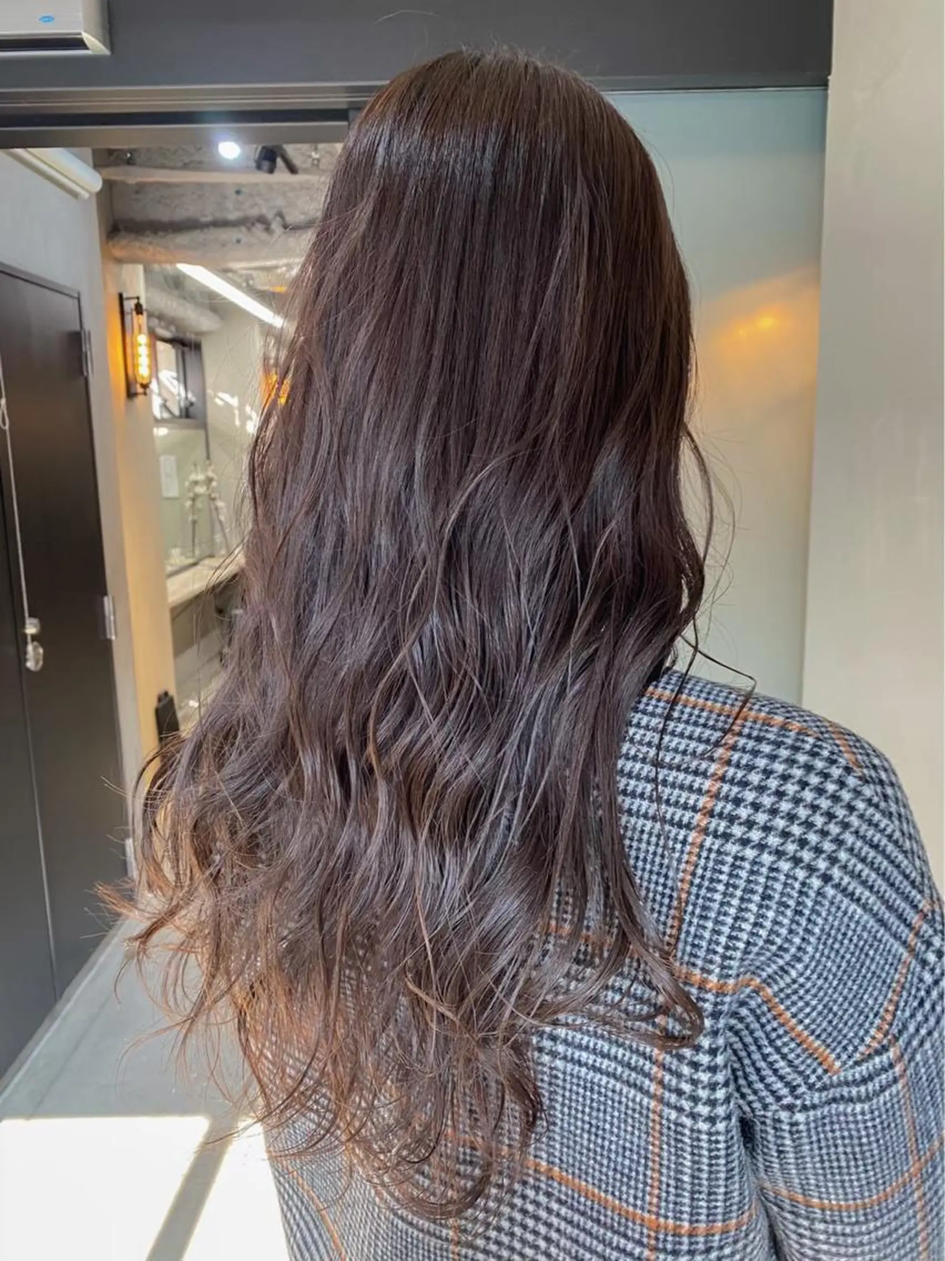 セミロング カラー パーマ ヘアアレンジ メンズ キッズ ネイル マツエク・マツパ グレージュ ラベンダーカラー ラベンダーグレージュ ラベンダーグレー カット ヘアカラー トリートメント ヘアセット 韓国ヘア🫧 KAZUTOのヘアスタイル