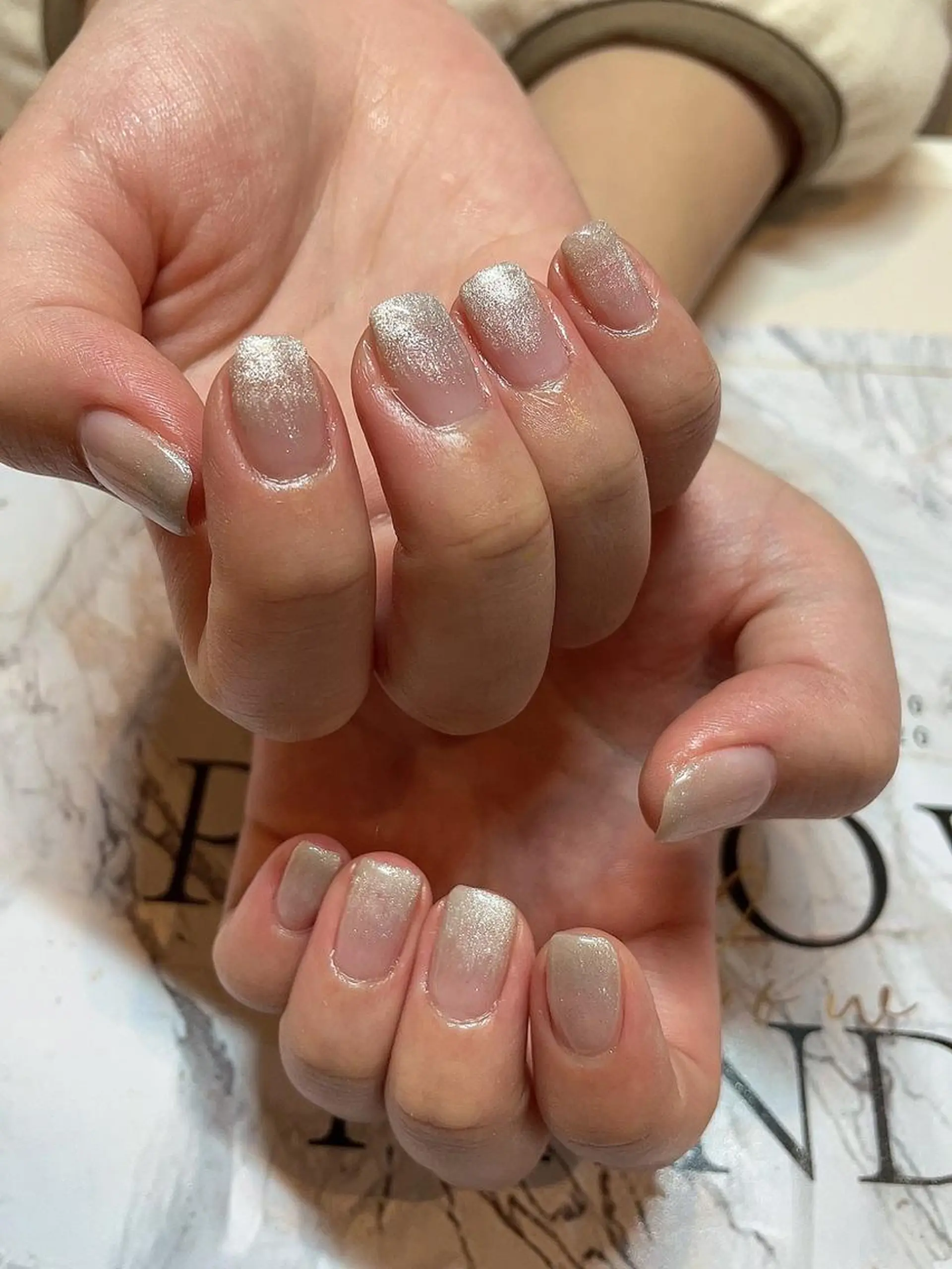 ネイル グラデーション マグネットネイル Rarity nail salonのネイルデザイン