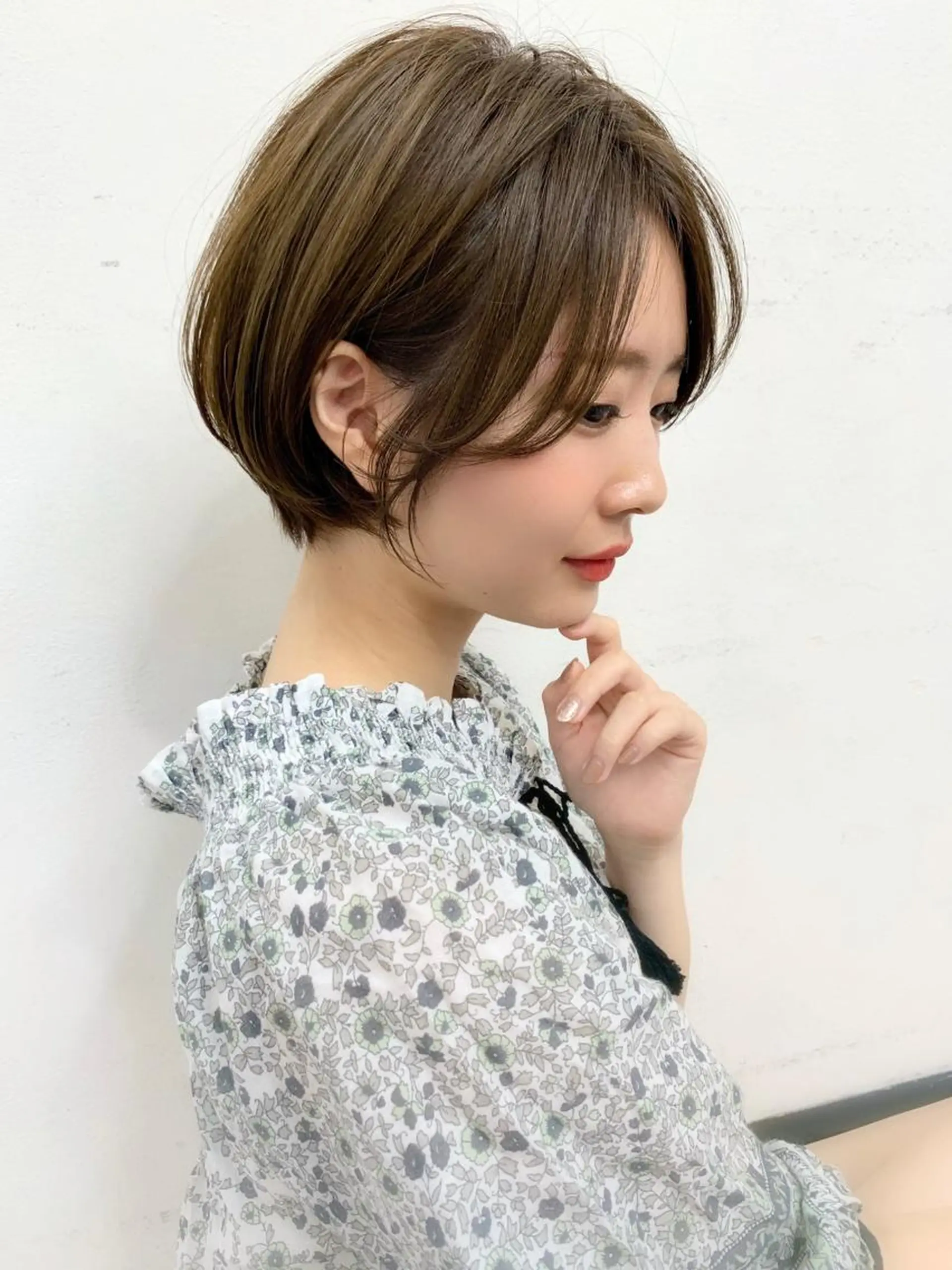 ショート カラー 縮毛矯正/ショート/ レイヤー/畑中正敏のヘアスタイル