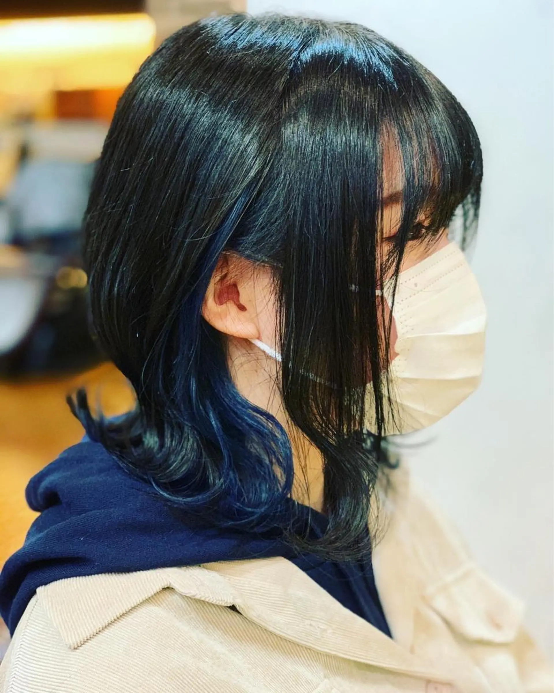 ミディアム カット特化美容師 齋藤桐のヘアスタイル