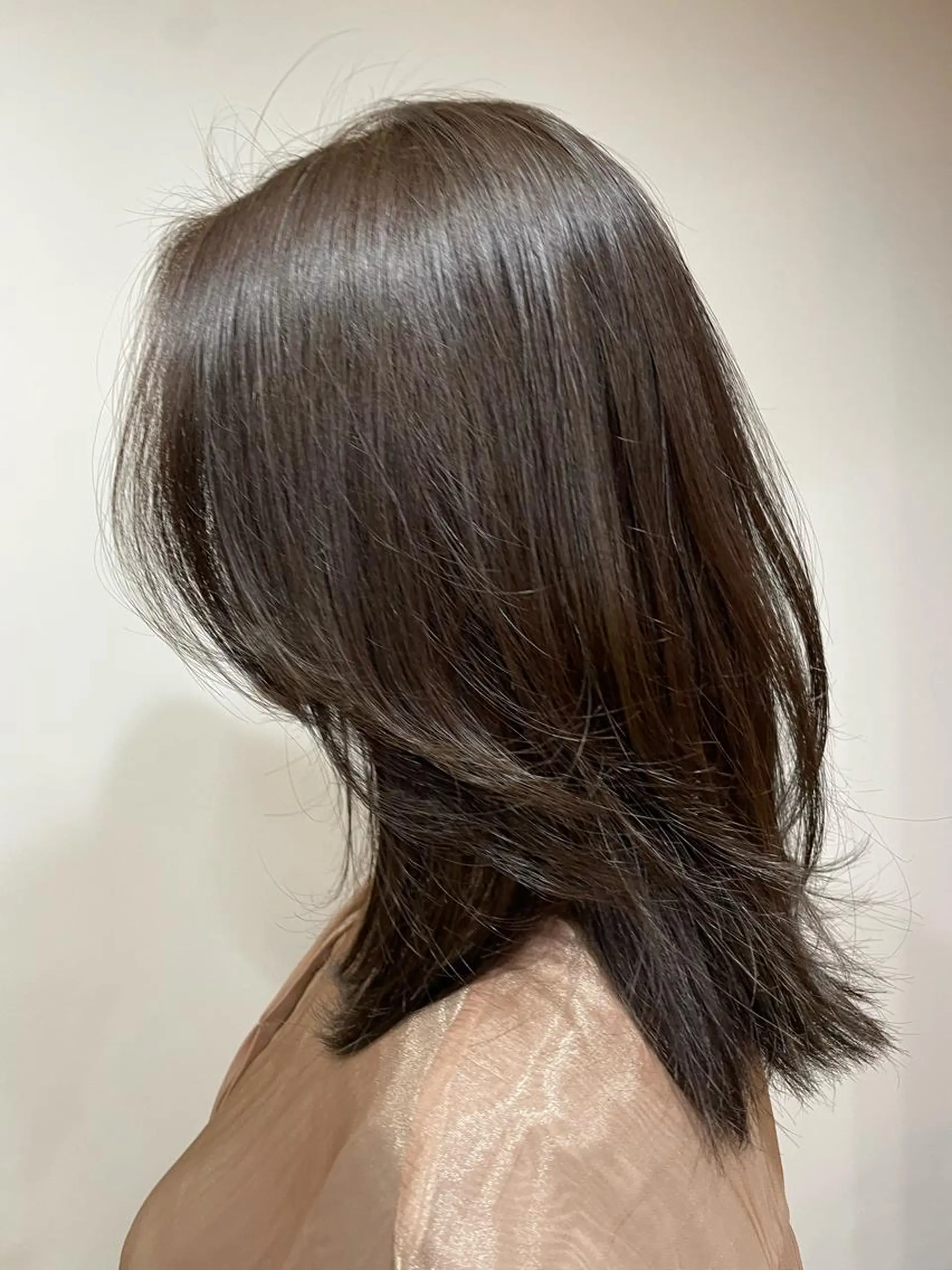 ミディアム ら んのヘアスタイル