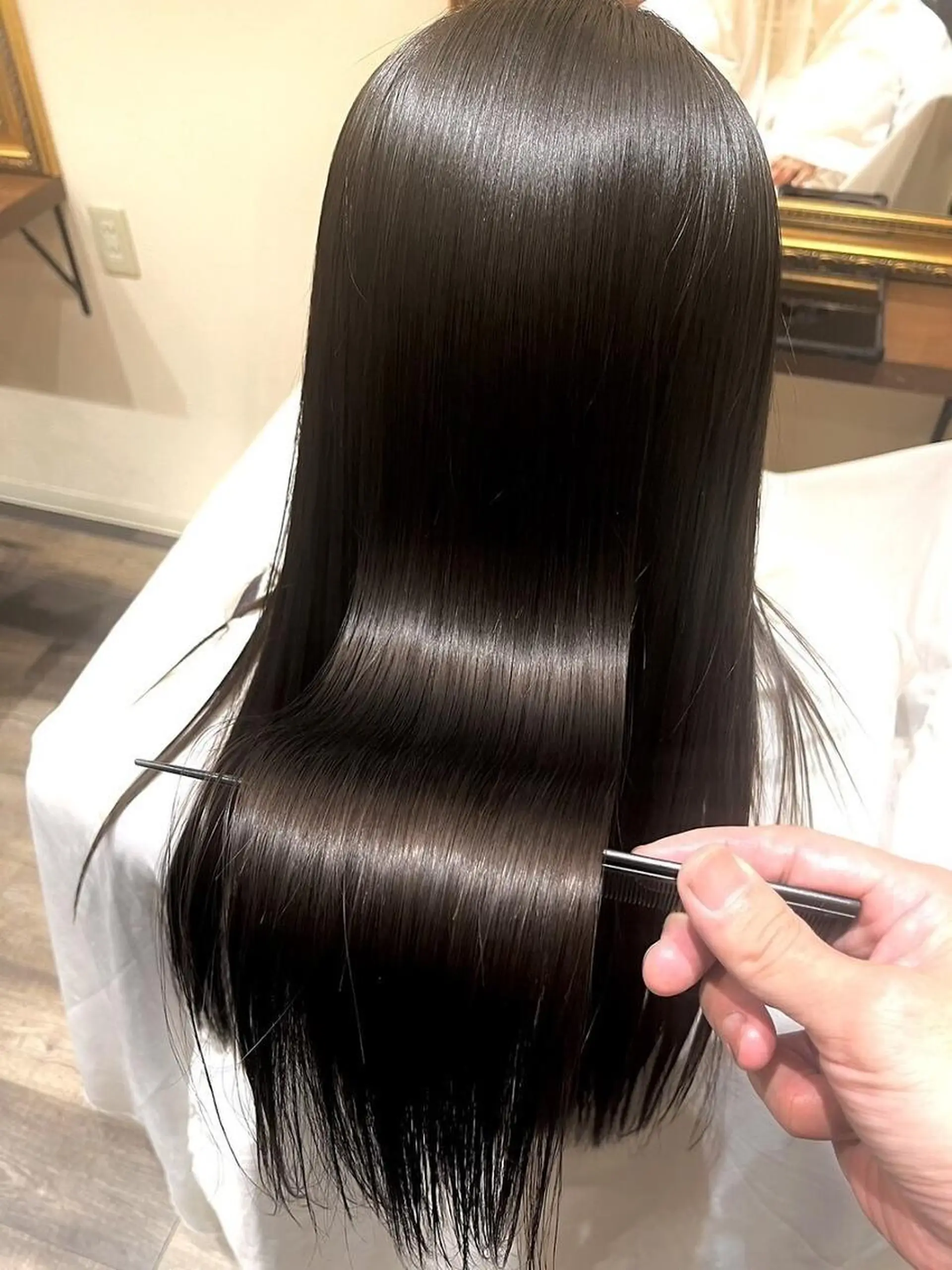 ロング カラー ブリーチ ダブルカラー ハイトーンカラー ブリーチなしカラー ボブ 縮毛矯正 トリートメント &.TIGRE KUMAMOTOのヘアスタイル