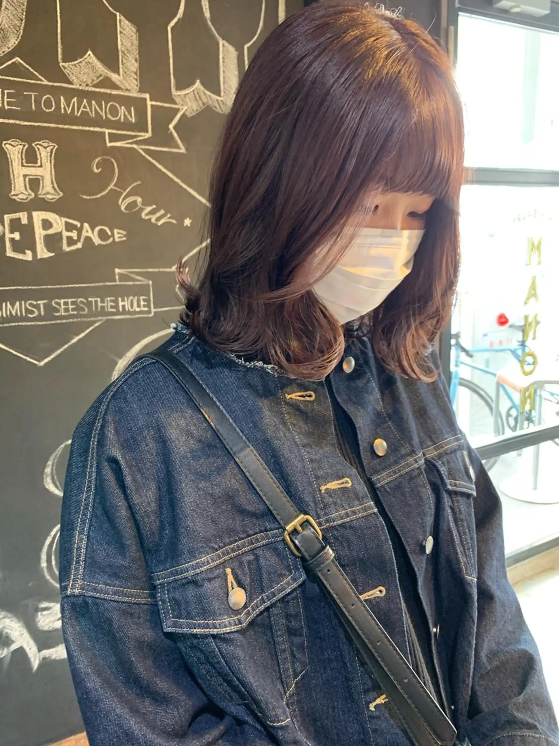 ミディアム カラー メンズヘア/レイヤー /ボブ山内春輝のヘアスタイル