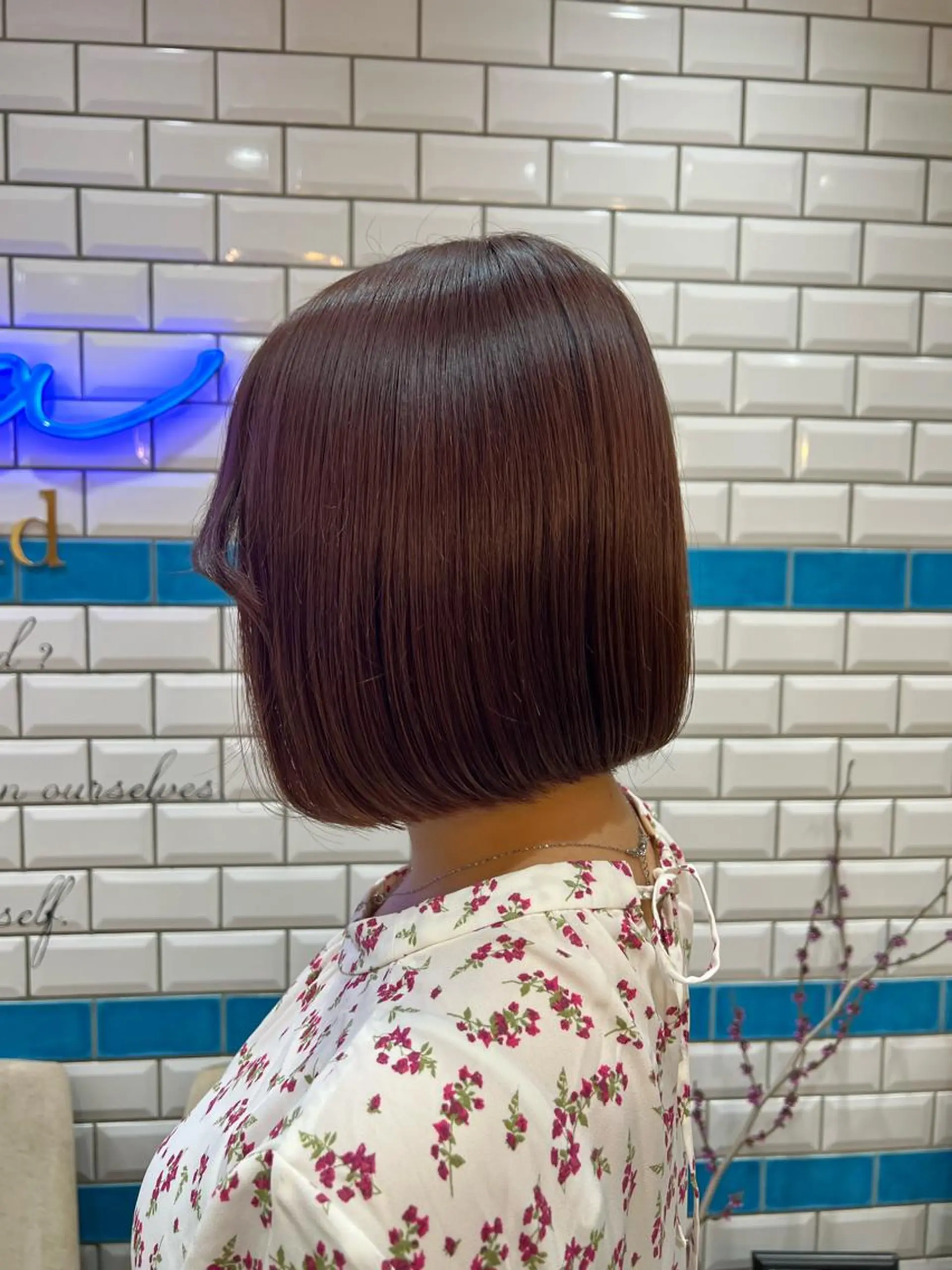 ミディアム エクステ ハイライト 髪質改善 韓国風ヘア 縮毛矯正 カット ヘアカラー トリートメント 🎀しゅな/韓国 レイヤー/透明感♡のヘアスタイル