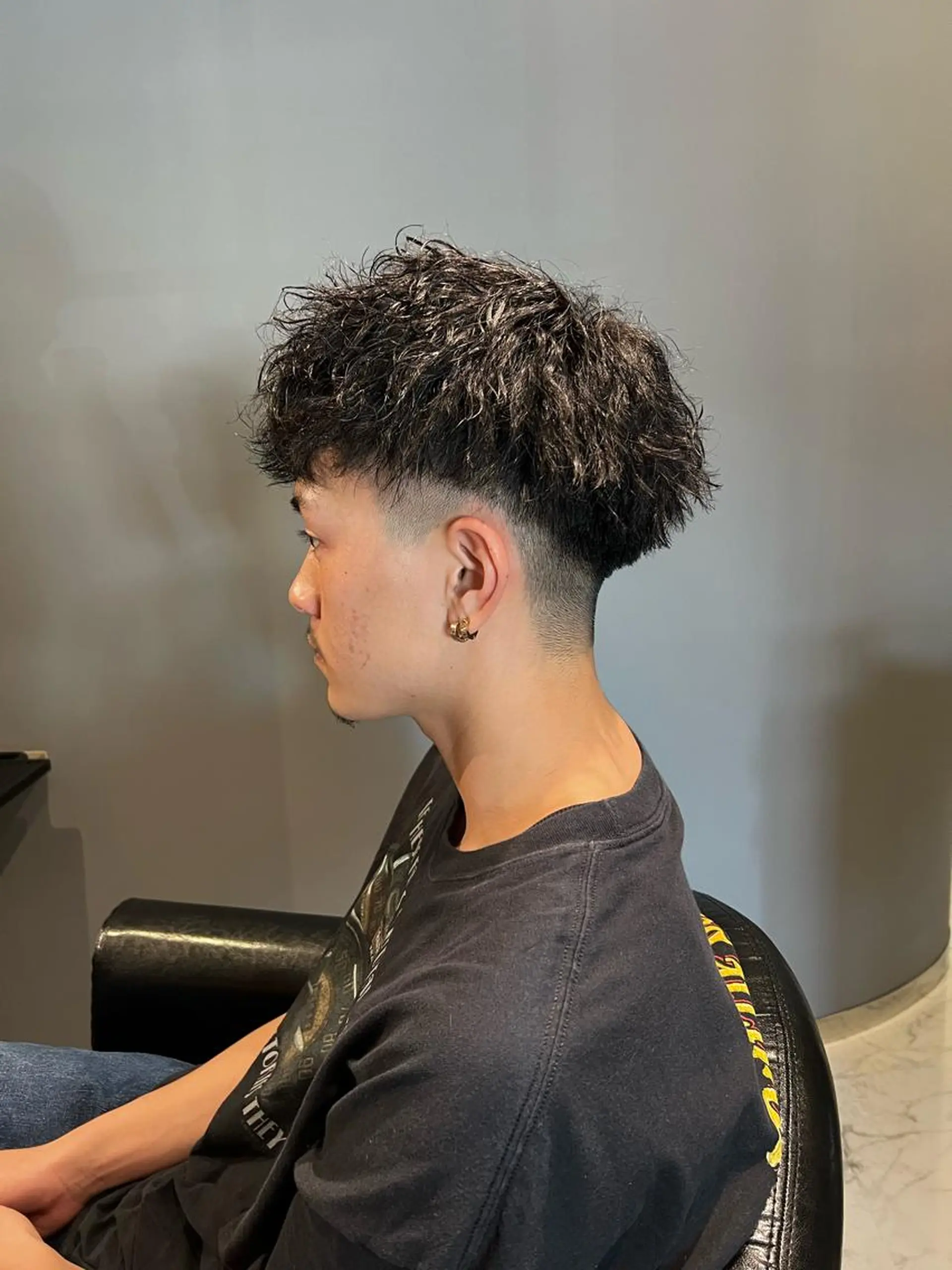 ショート カット パーマ 武田 颯馬のヘアスタイル