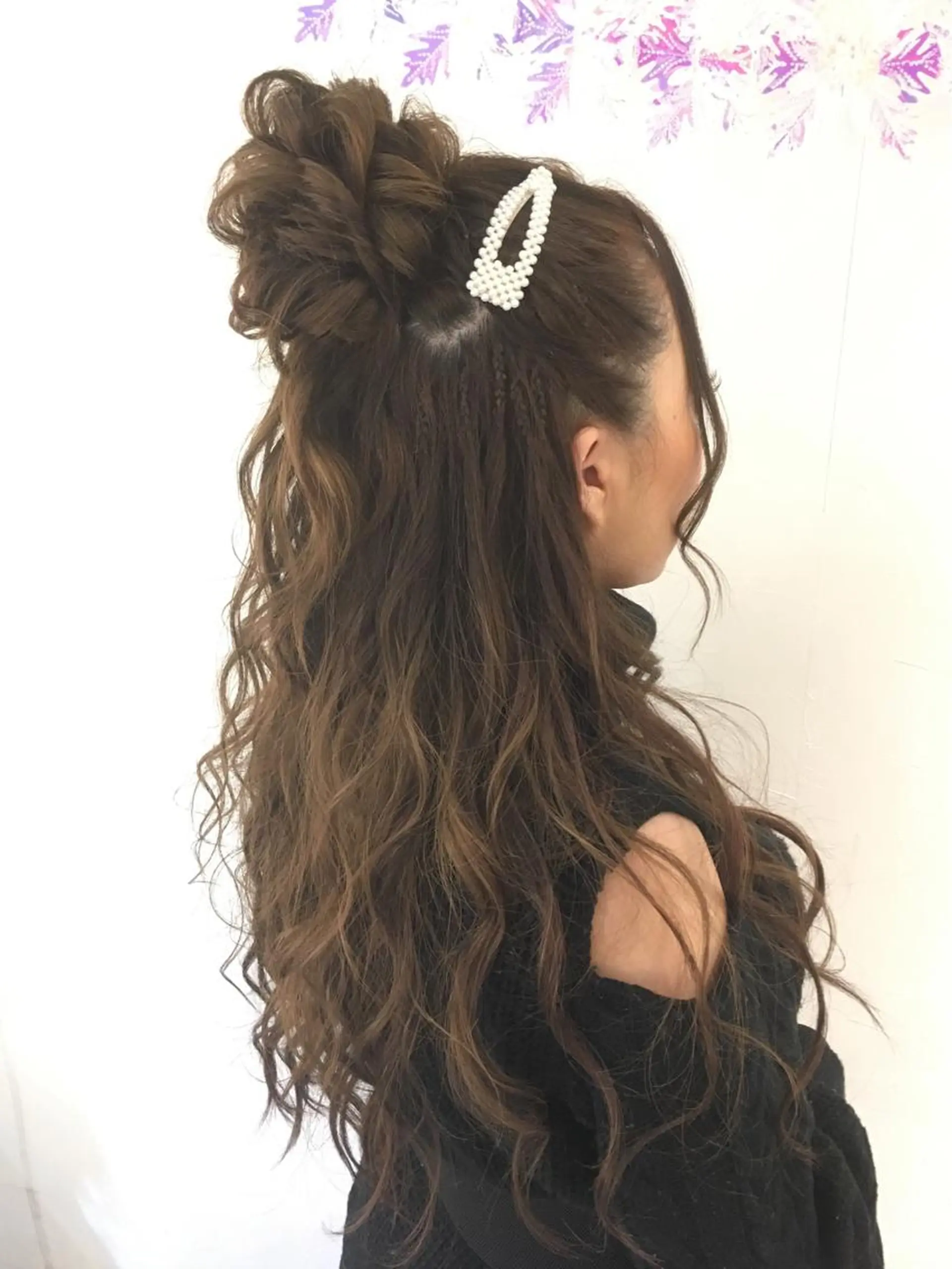 ロング ヘアアレンジ ヘアメイク エンカレッジのヘアスタイル