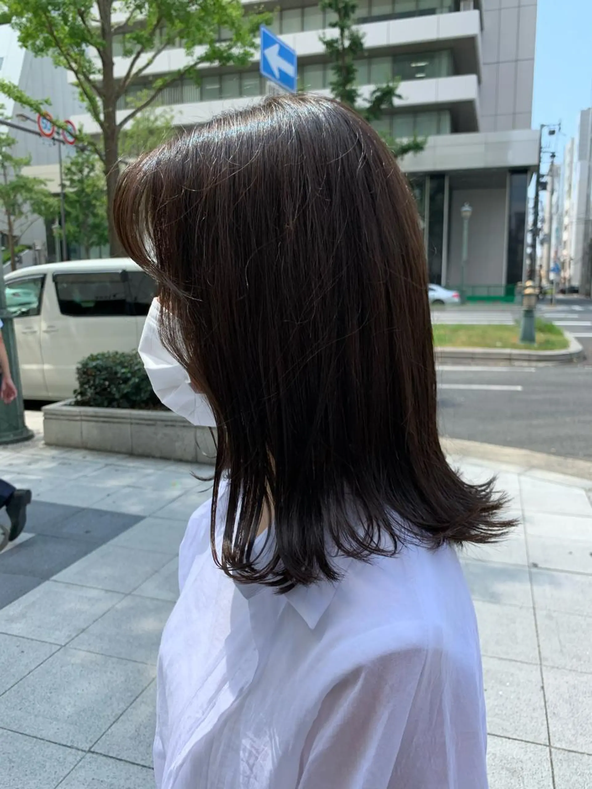 カラー 透明感カラー オーガニックカラー 桃果 momokaのヘアスタイル