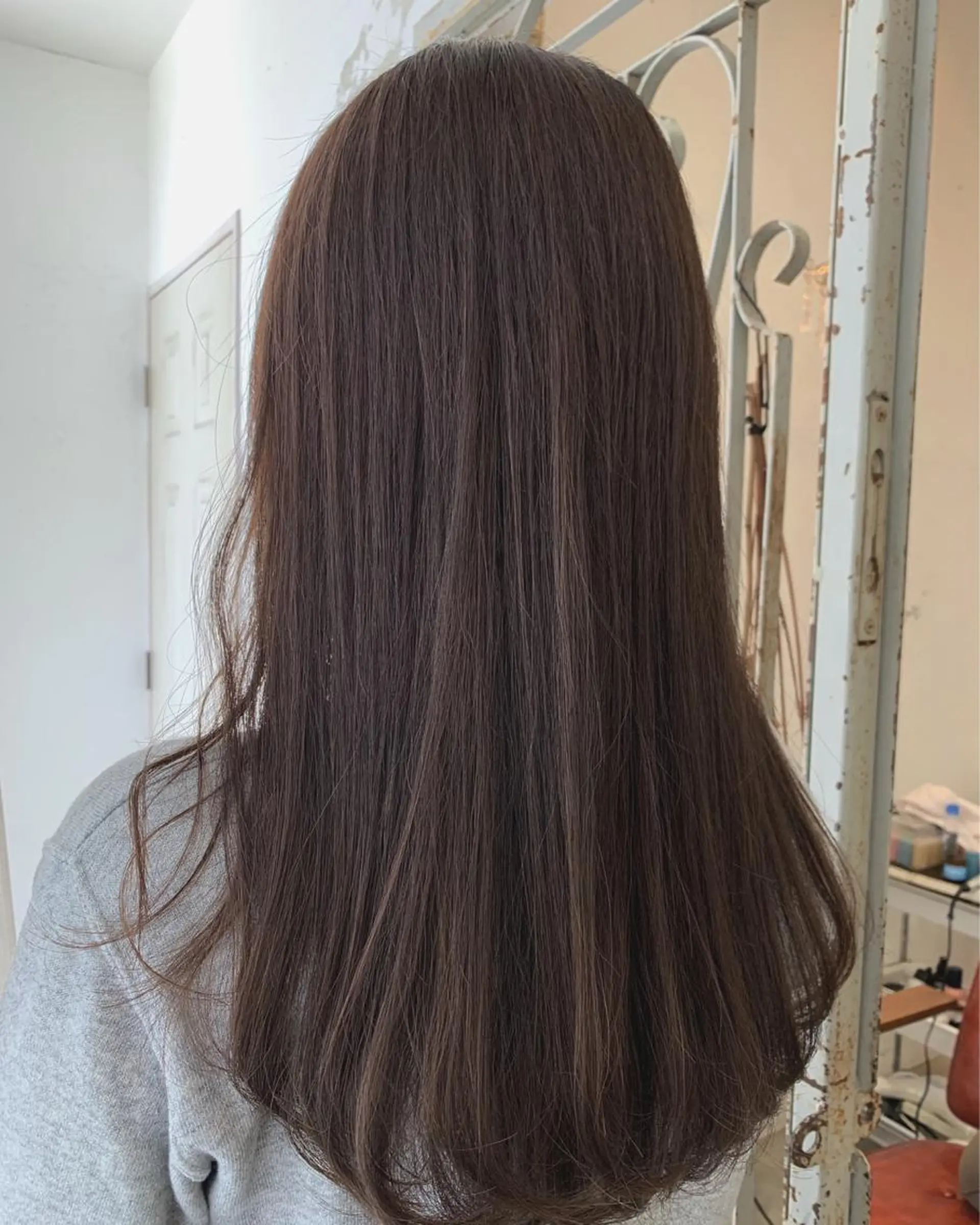 ロング カラー fio マナミのヘアスタイル