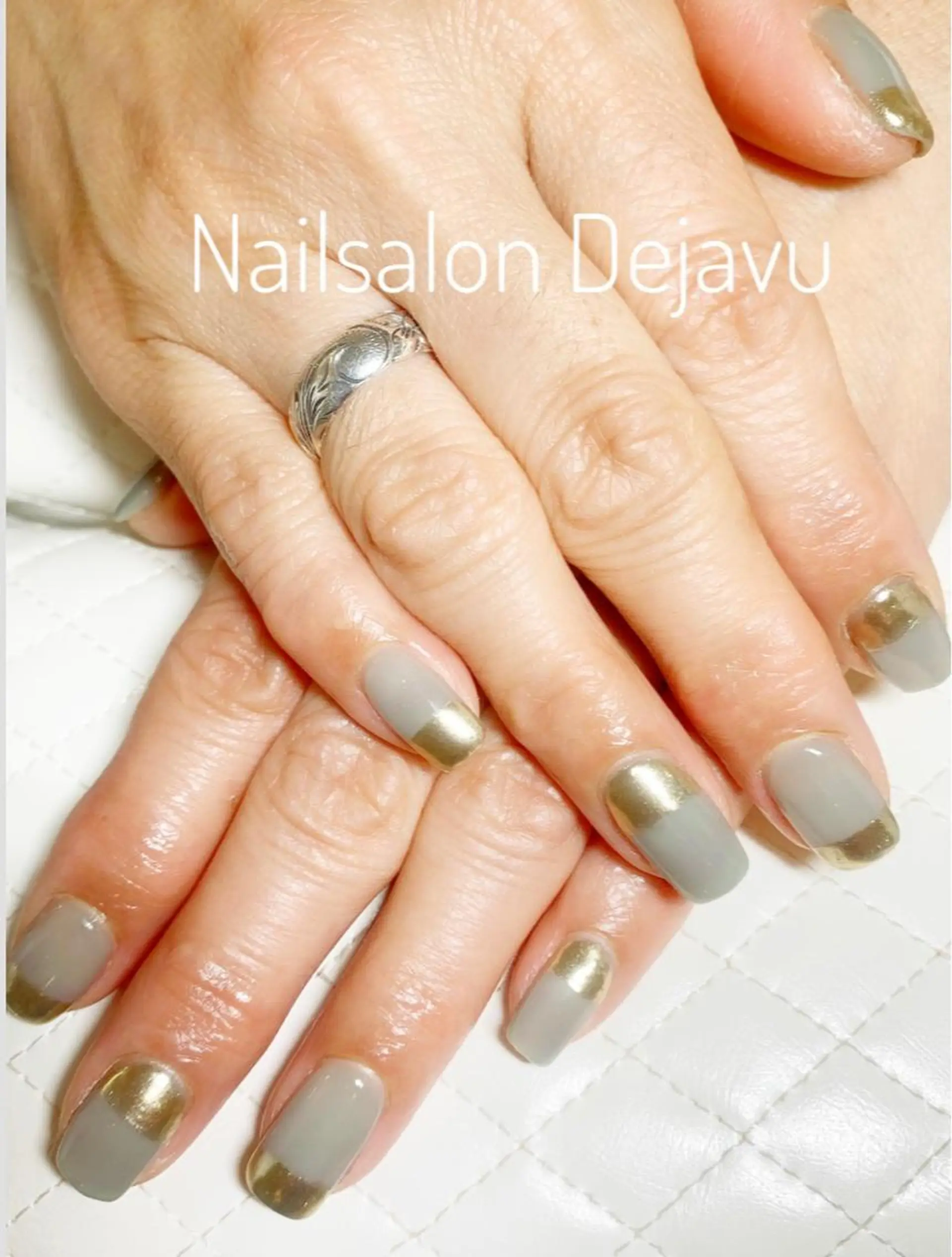 ネイル アートネイル フレンチネイル ミラーネイル ワンカラーネイル Nail salon Dejavu 🌿のネイルデザイン