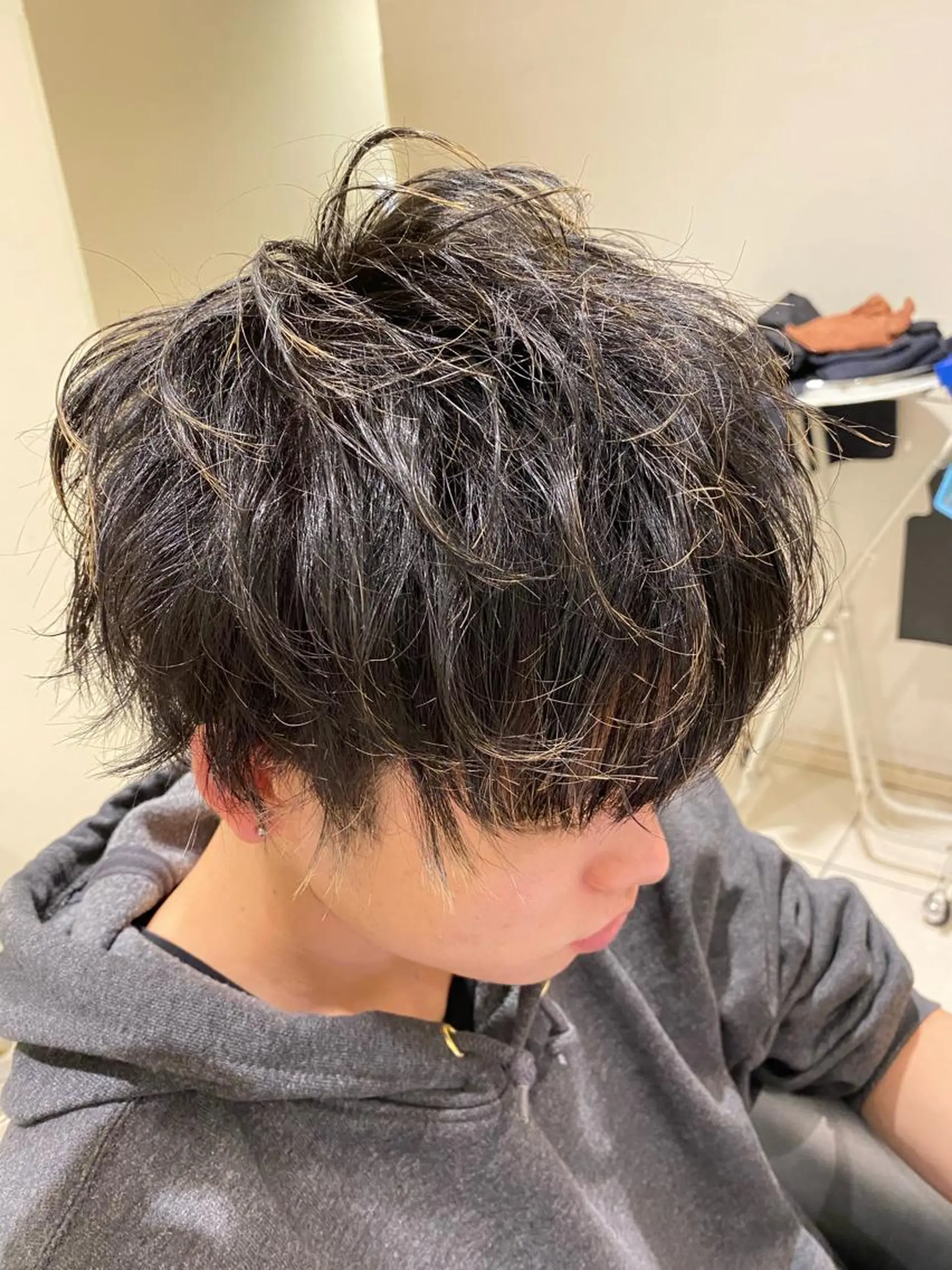 メンズ メンズパーマ 副店長ユウタのヘアスタイル