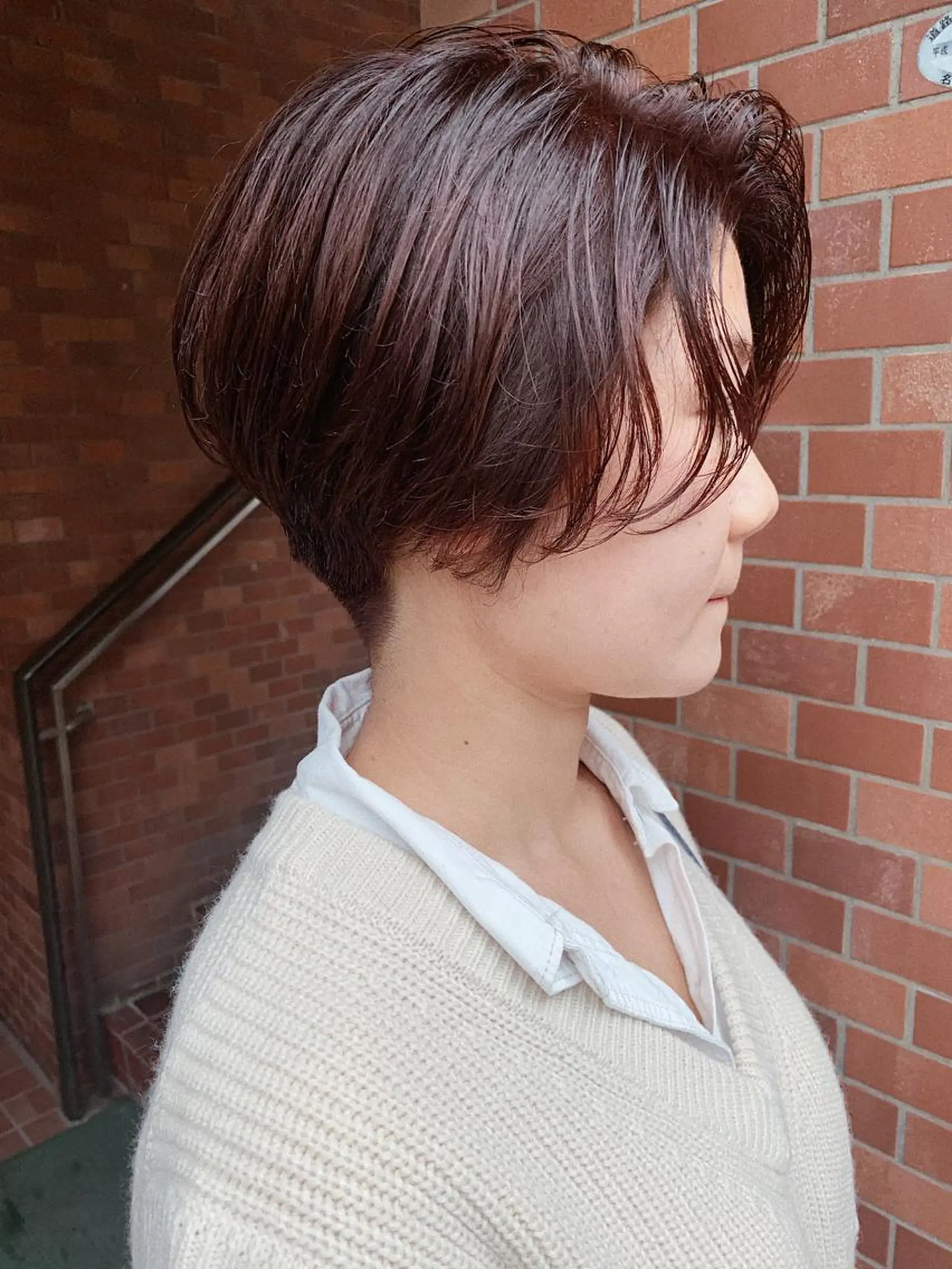 ショート 丹羽大喜 縮毛矯正/美髪矯正のヘアスタイル