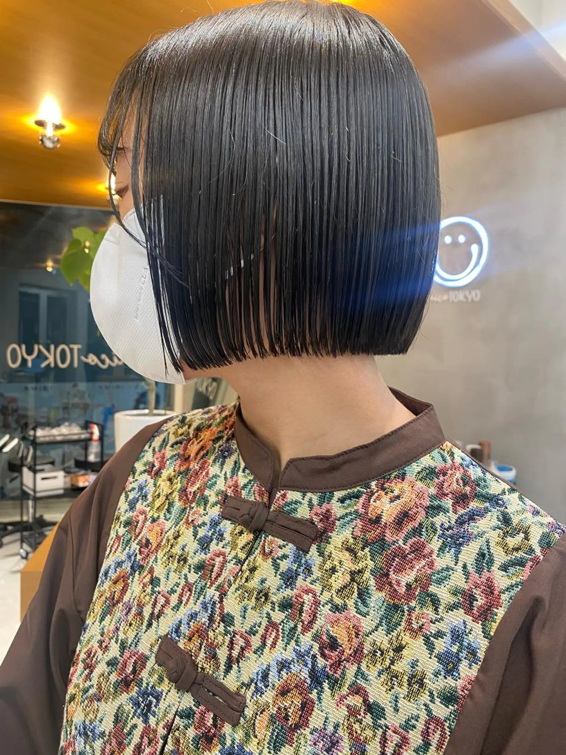 ショート カラー カット ヘアカラー トリートメント センターパート/ 暖色カラーayuのヘアスタイル