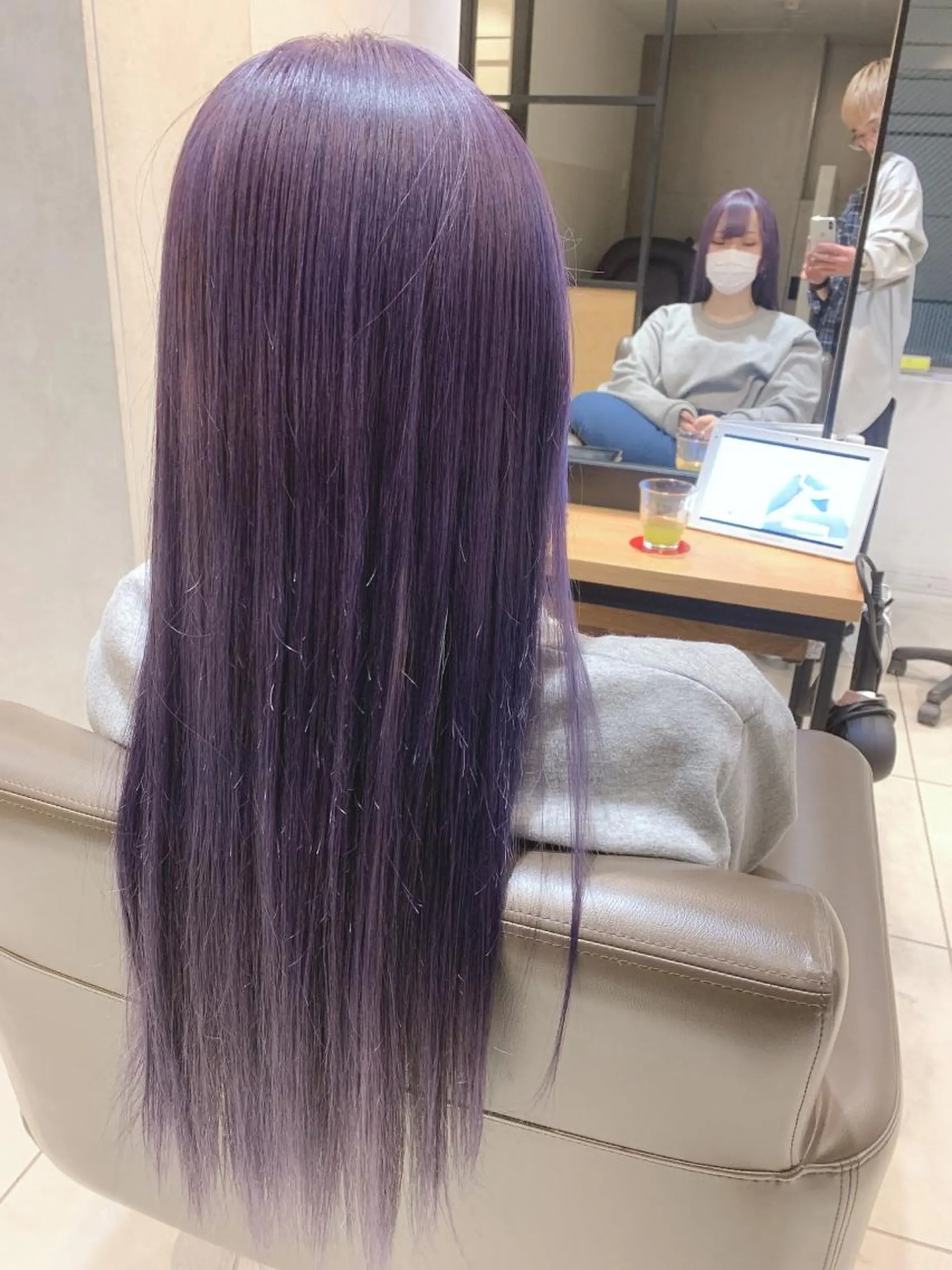 ロング カラー 🌿earth亀有店 【緑髪のノブ】🌿のヘアスタイル