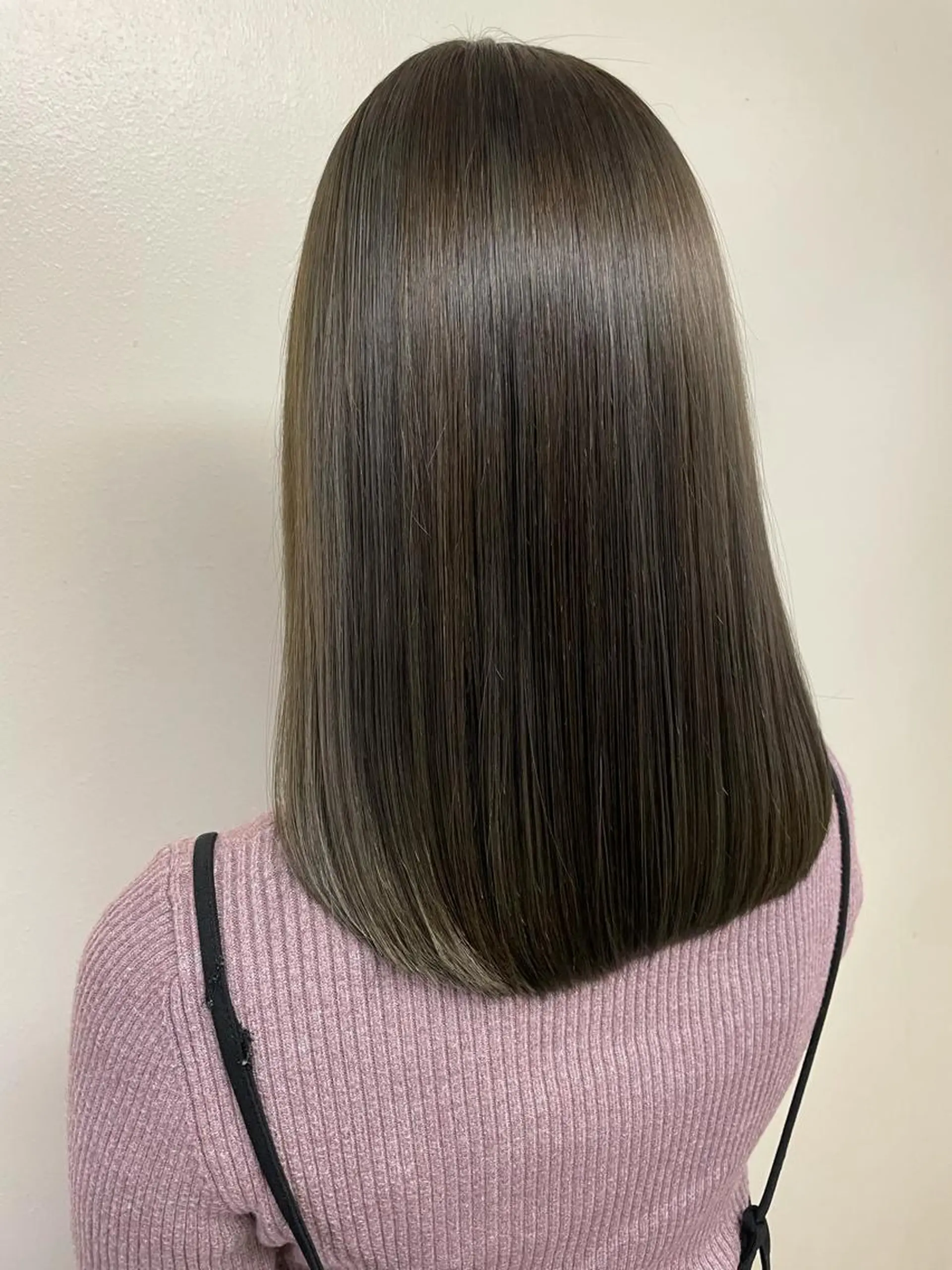 ミディアム カラー カット ヘアカラー トリートメント 髪質改善×METEO 店長 貞松直也のヘアスタイル