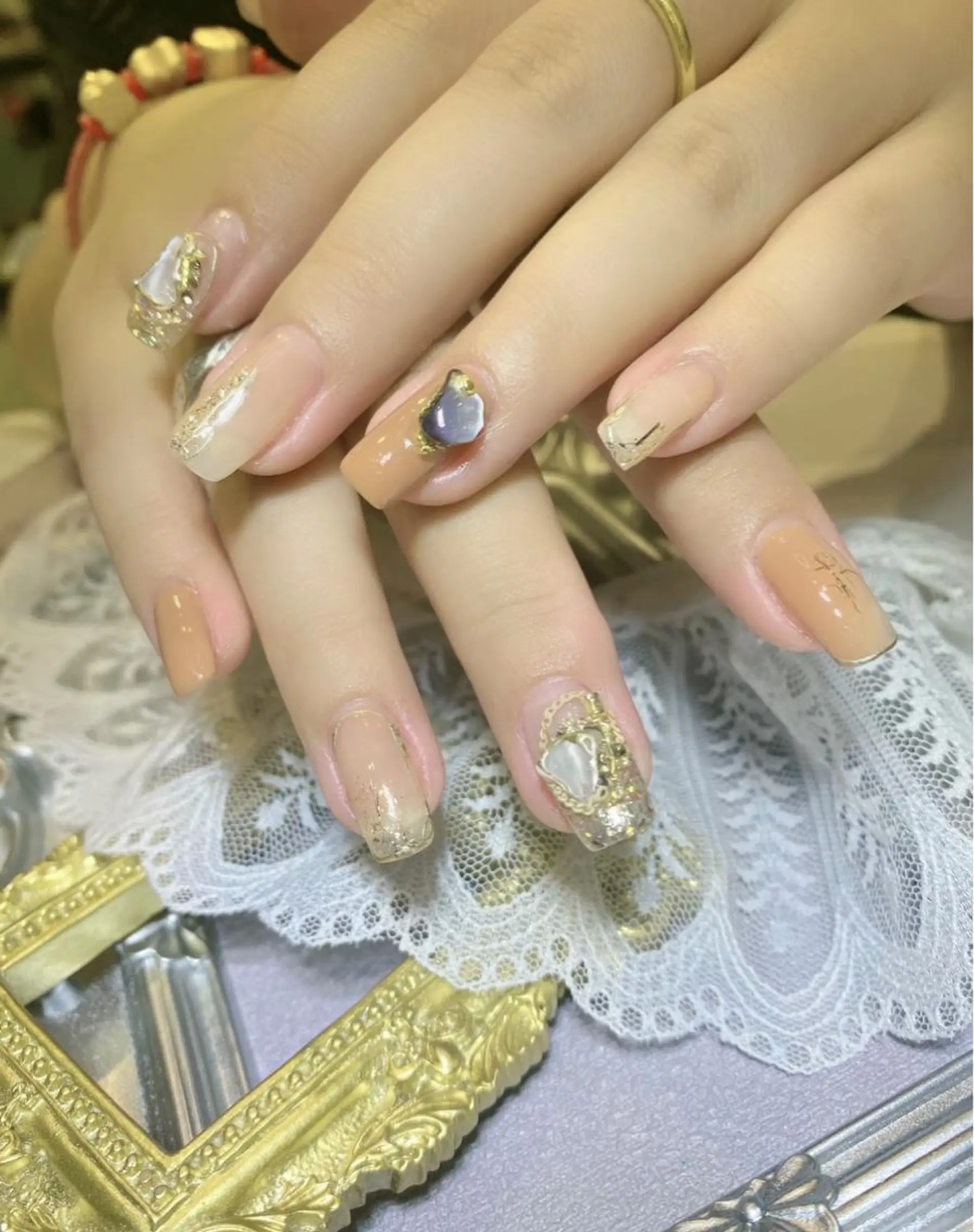 カラー ネイル Moonstone Salonのネイルデザイン