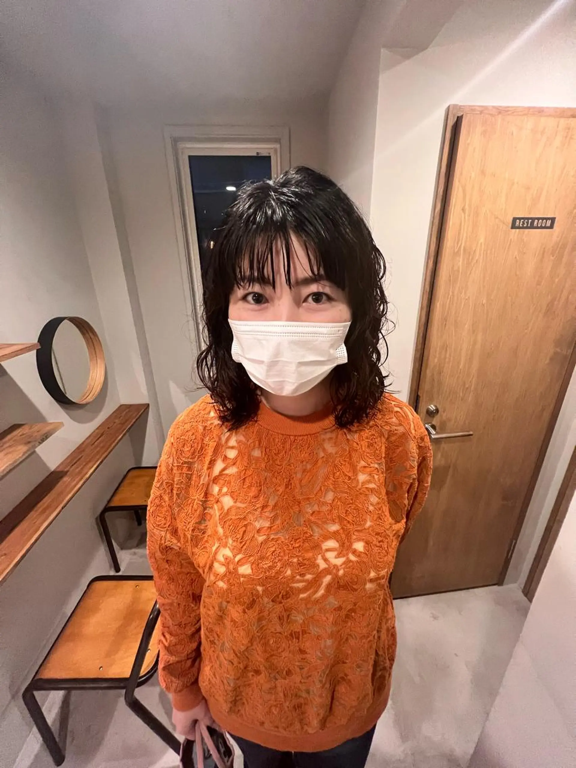 ミディアム パーマ ミディアムパーマ /癖毛パーマのヘアスタイル