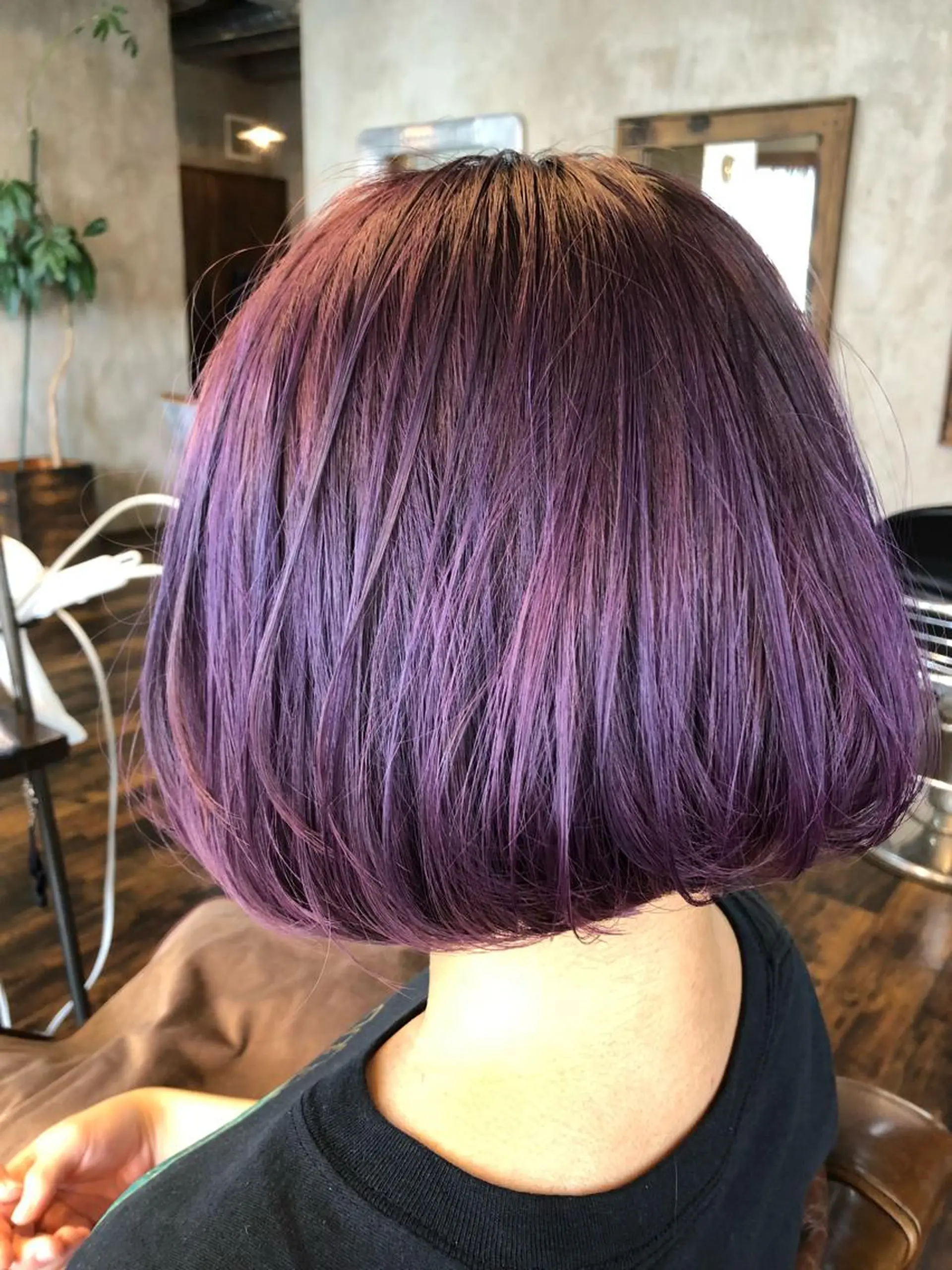 ショート カラー ブリーチ ケアブリーチ ∮フェードスタイル∮ 加藤嘉陛のヘアスタイル