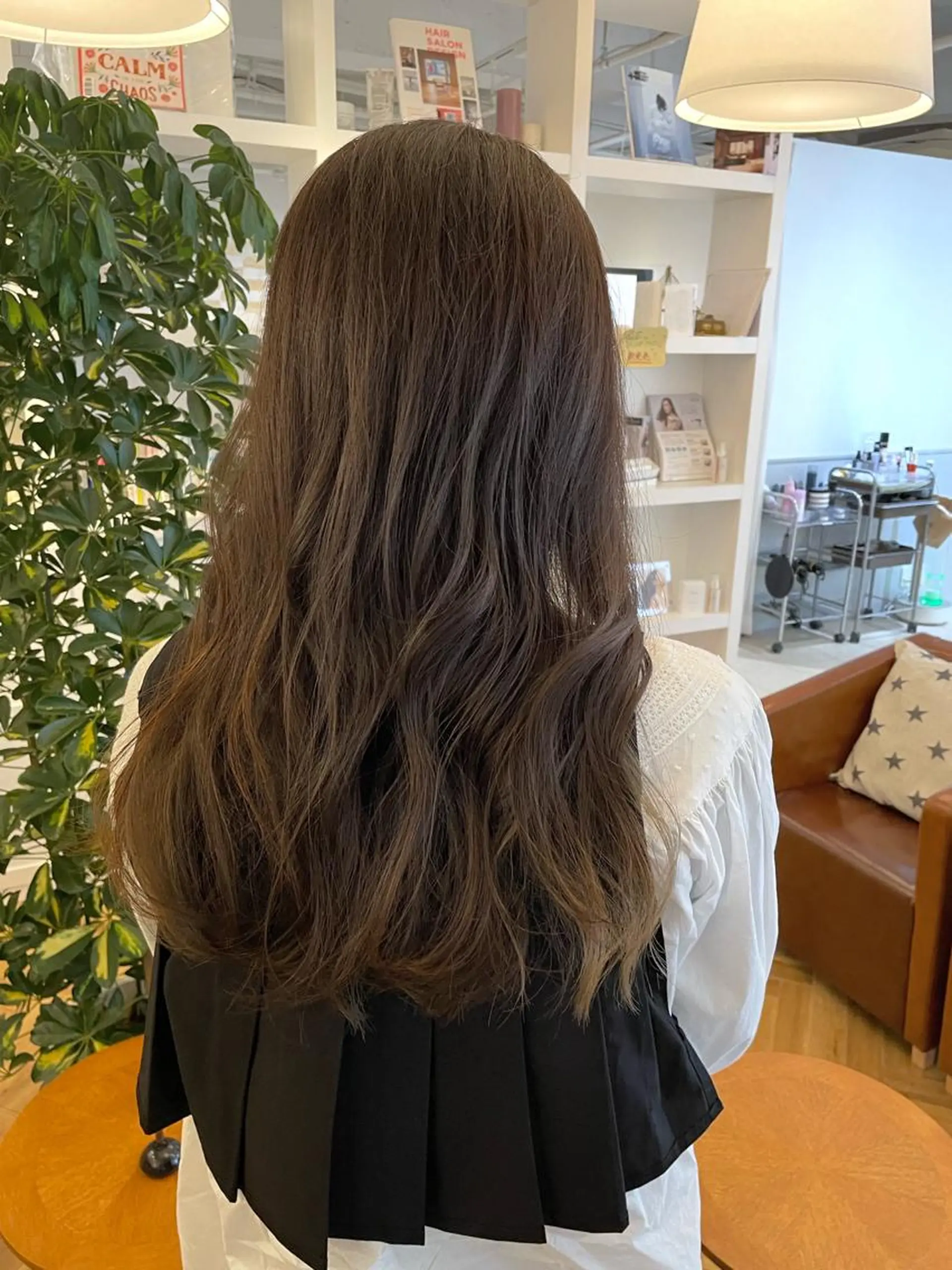 セミロング カラー 過去一の柔髪ヘア 🌿einshairのヘアスタイル