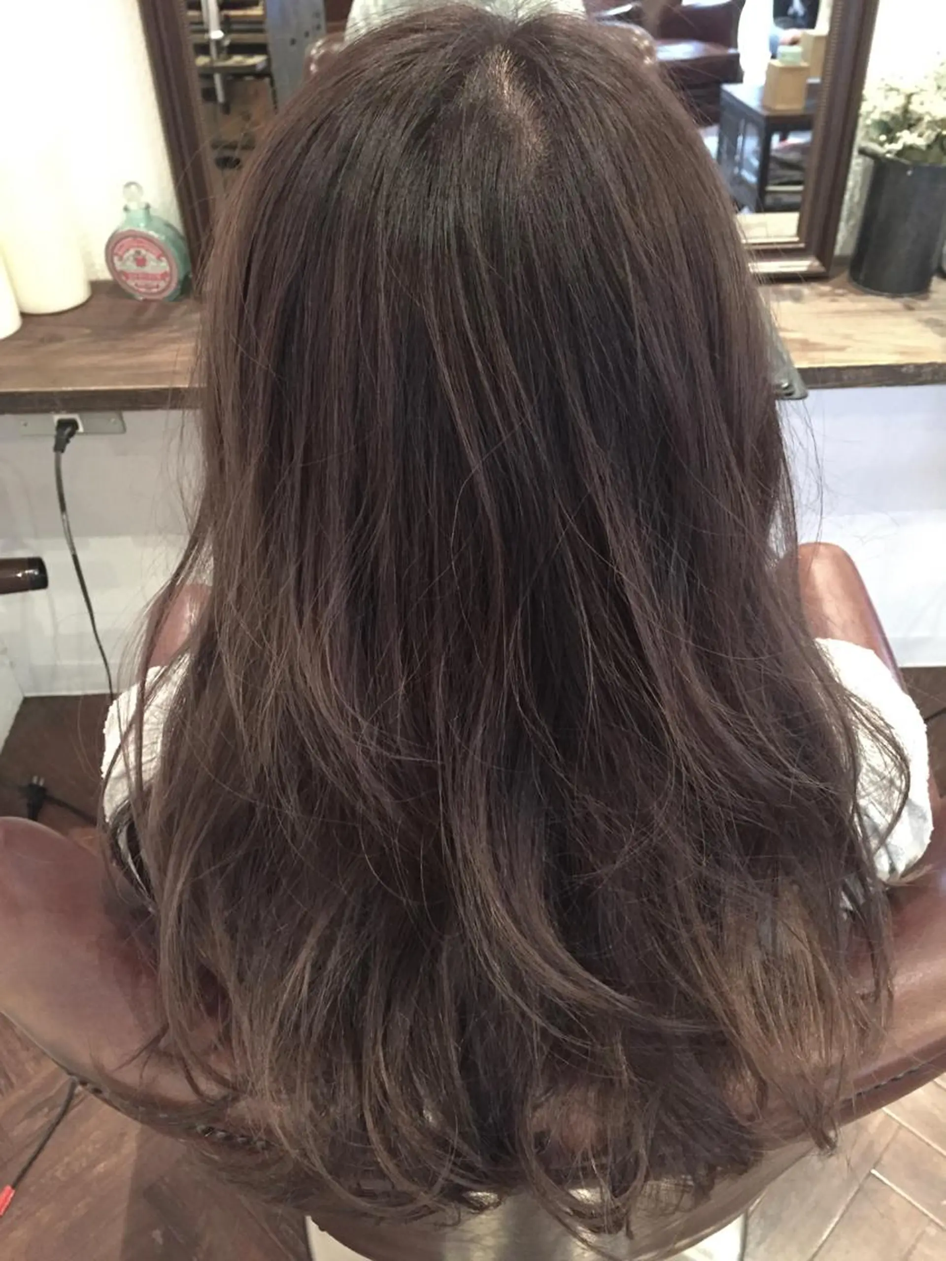 ロング カラー いしだ みさきのヘアスタイル