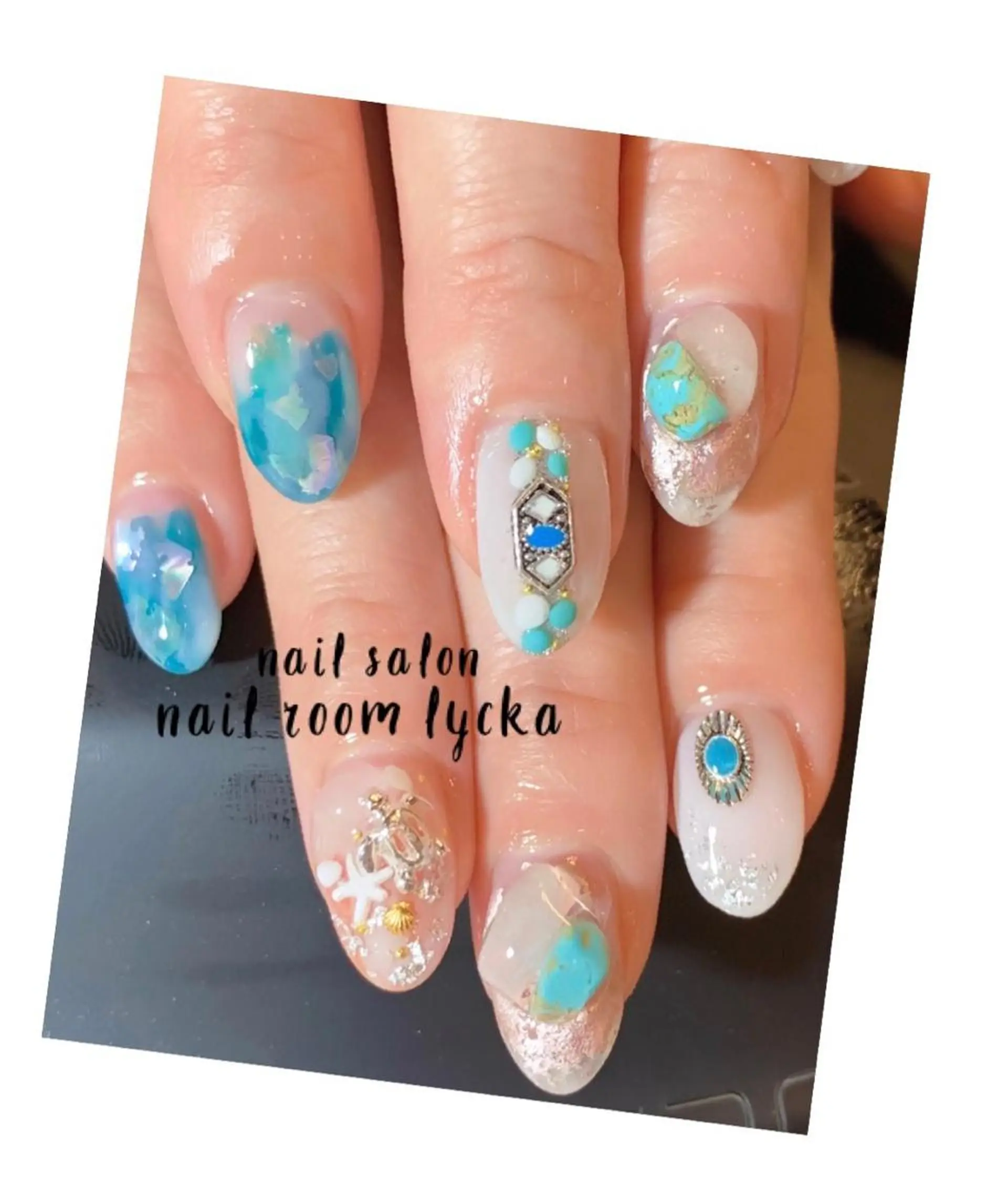 ネイル ﾈｲﾙﾙｰﾑﾘｯｶ 𝐦𝐚𝐲𝐮のネイルデザイン