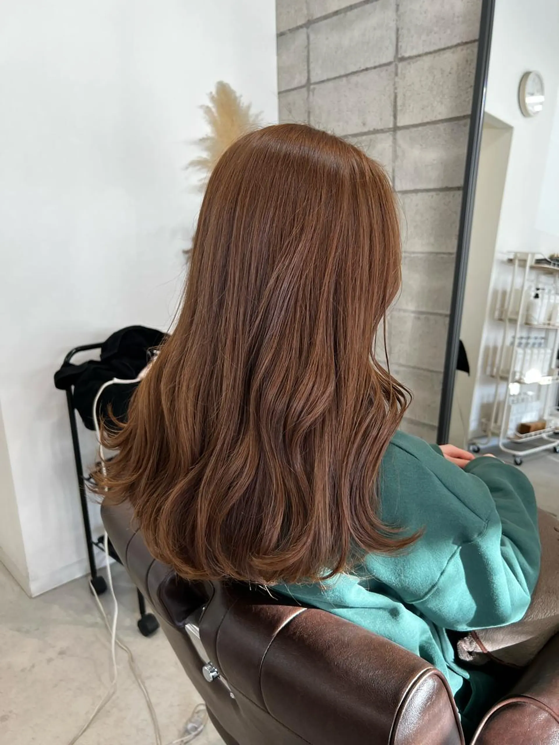 ロング カット ヘアカラー トリートメント 椎葉 みはるのヘアスタイル