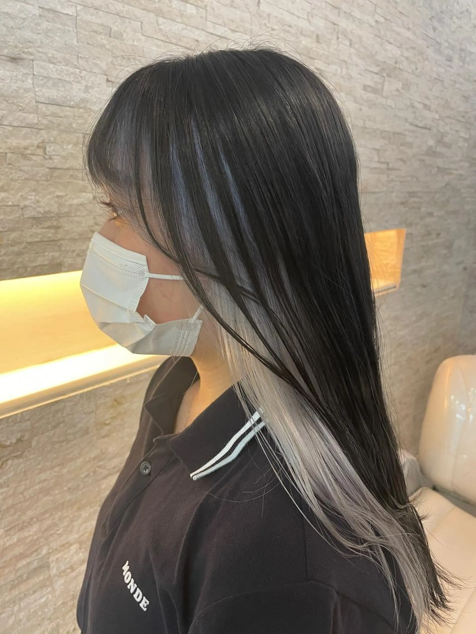 ロング カラー ヘアアレンジ ブリーチ 🔶似合わせセンター パート/ヤス🔶のヘアスタイル