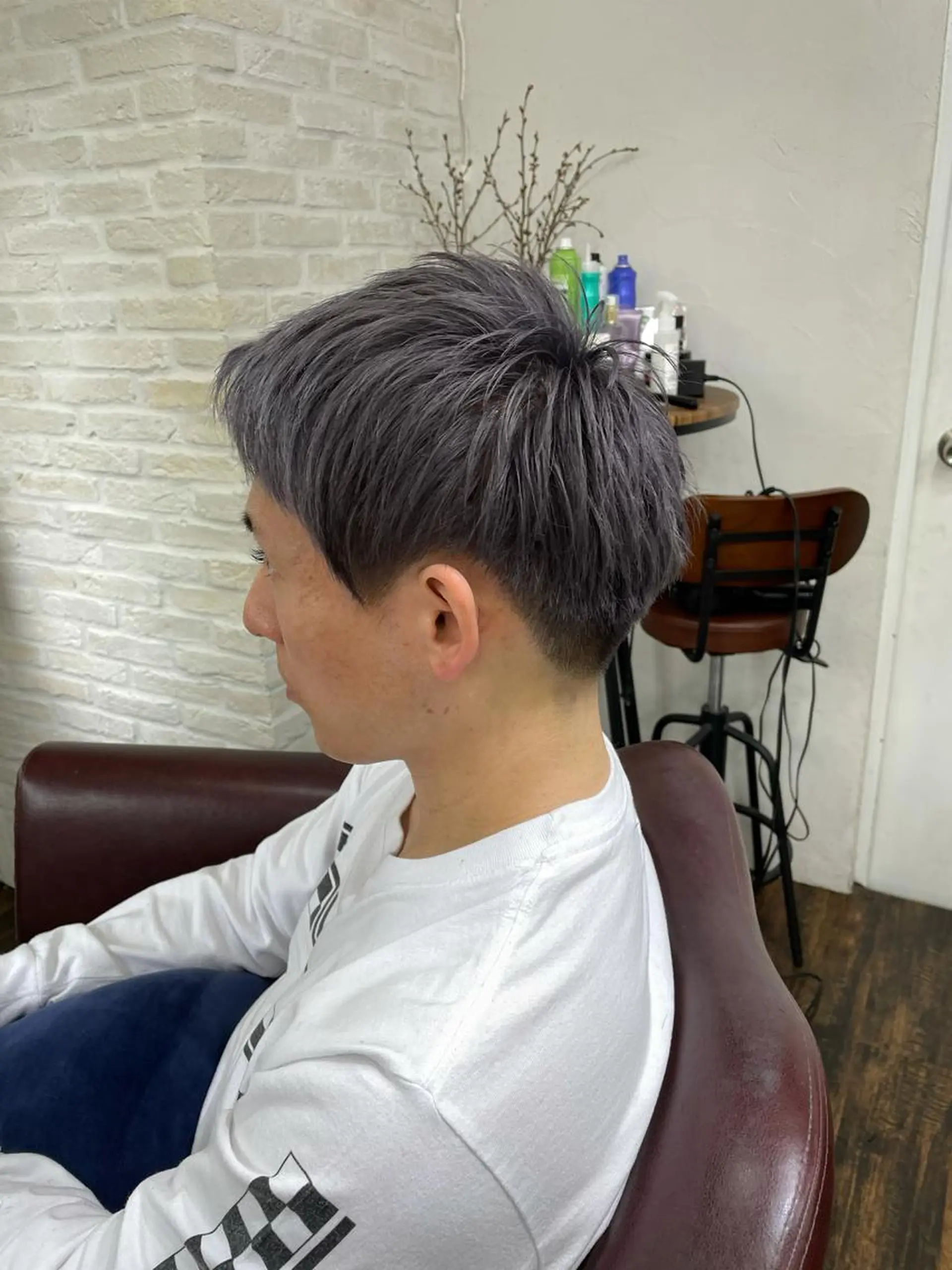 カラー メンズ ビジネス Soleria 田中慎一のヘアスタイル