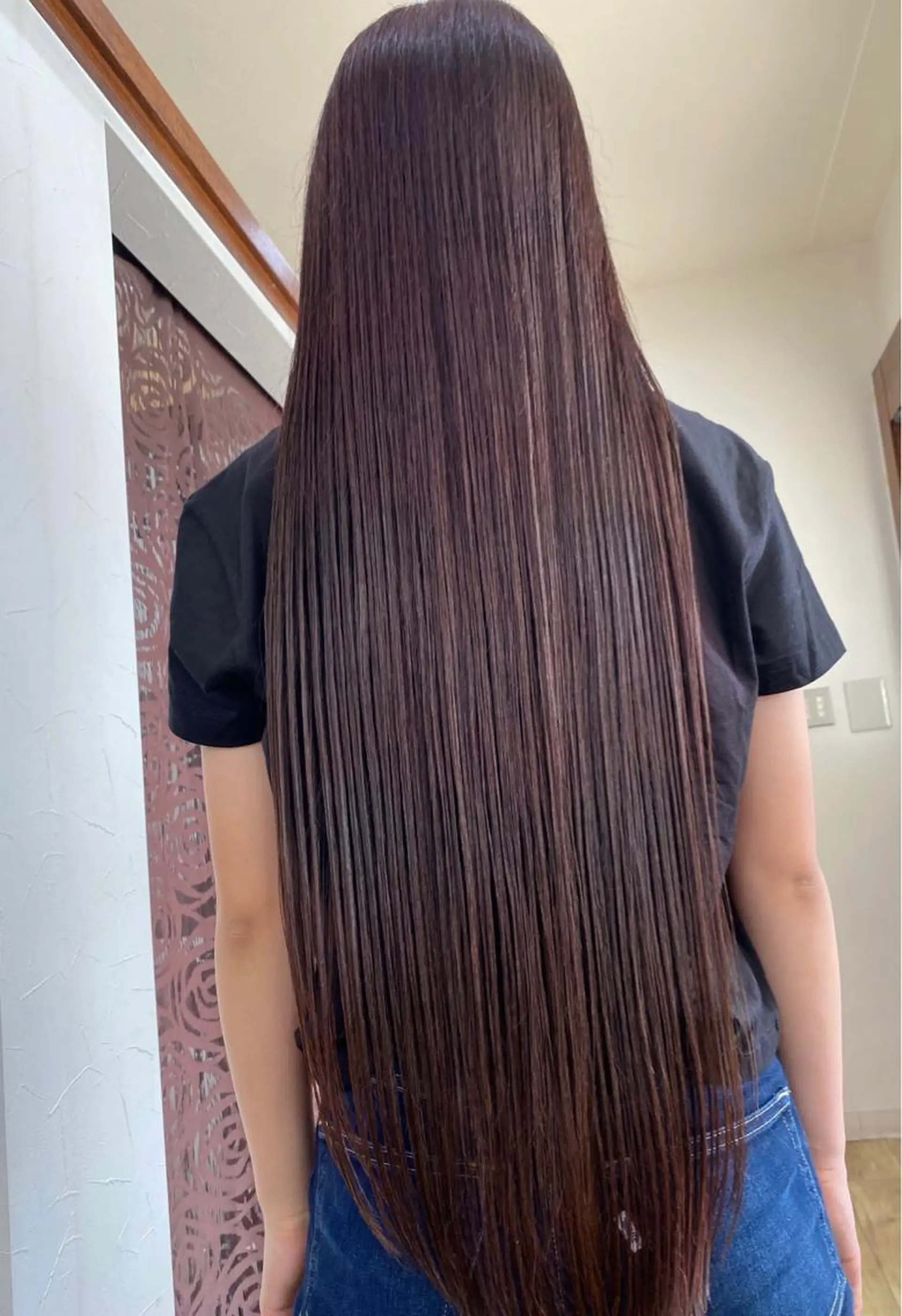 ロング カラー イルミナカラー カット ヘアカラー grand juteのヘアスタイル