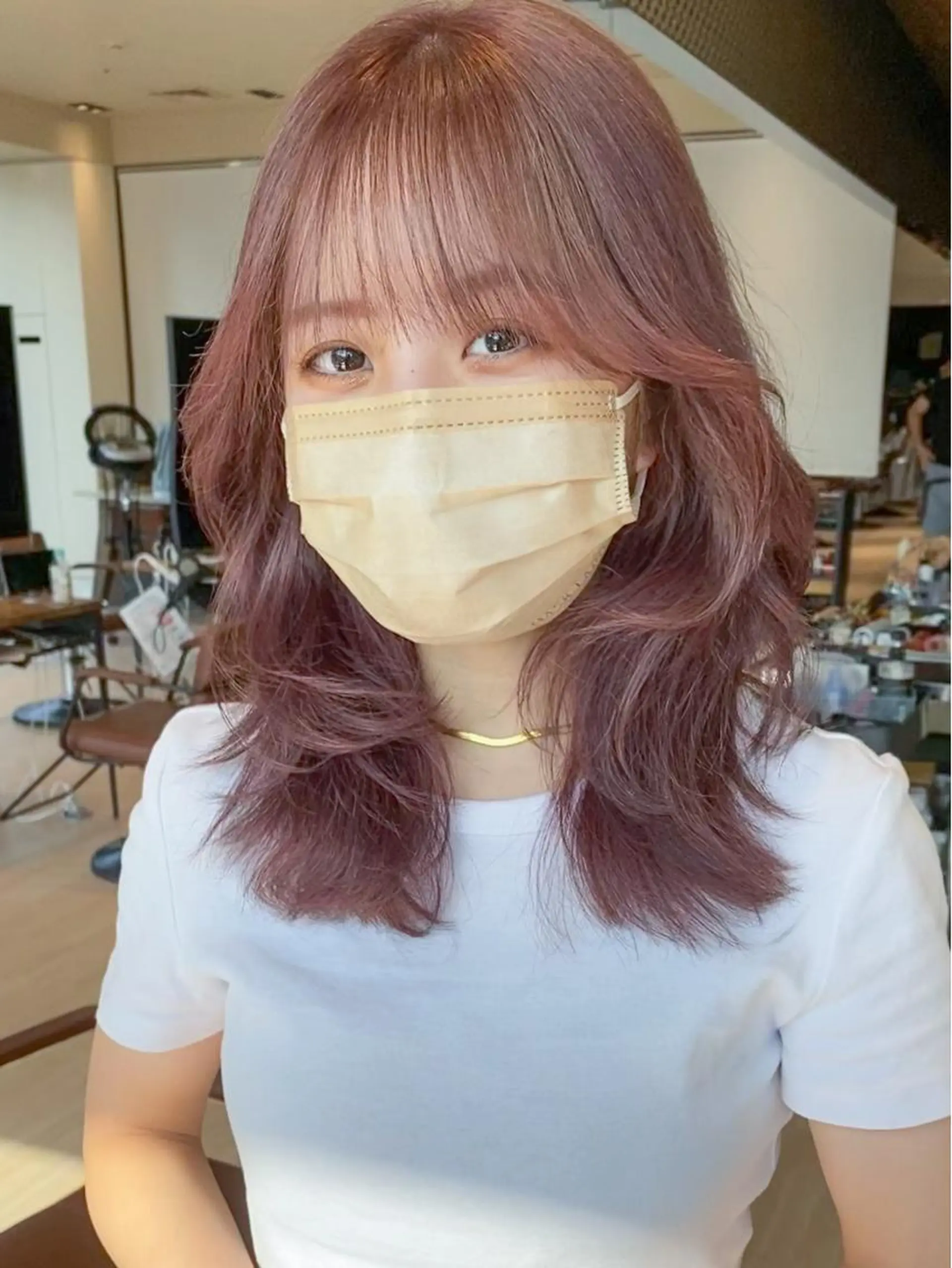 セミロング くびれヘア 顔周りカット 小顔カット トリートメント 【1日2名様限定】 AFLOAT白川雄副のヘアスタイル