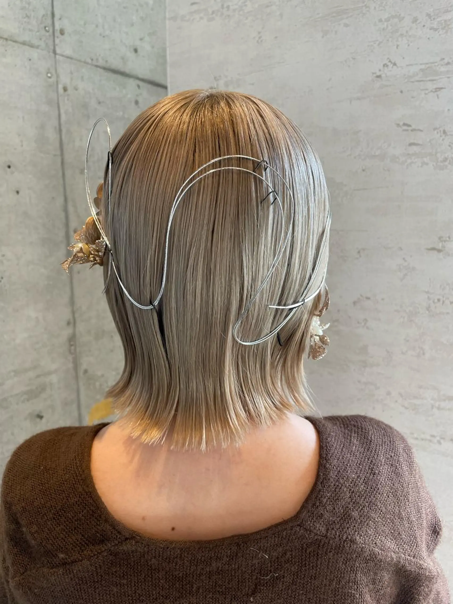 ミディアム ヘアアレンジ 女性に人気♪ はやしほのかのヘアスタイル