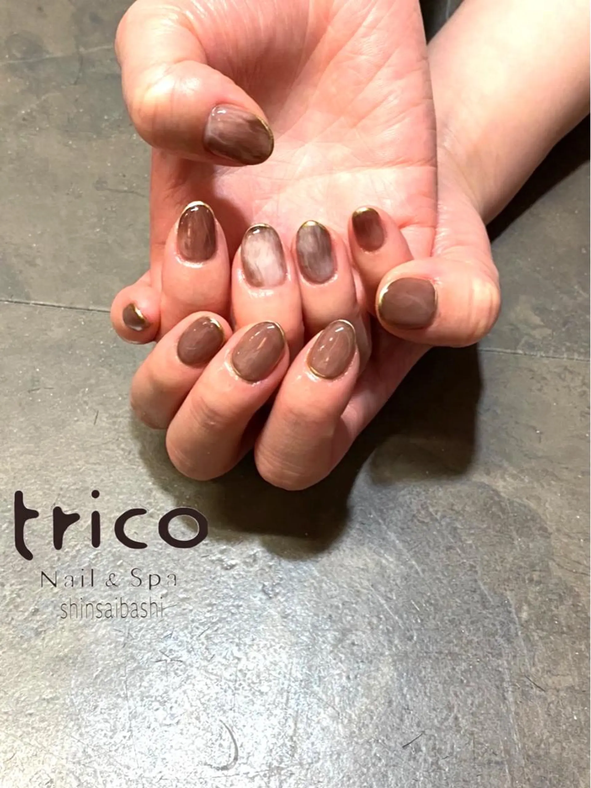 ネイル ニュアンスネイル 竹本 恵美のネイルデザイン
