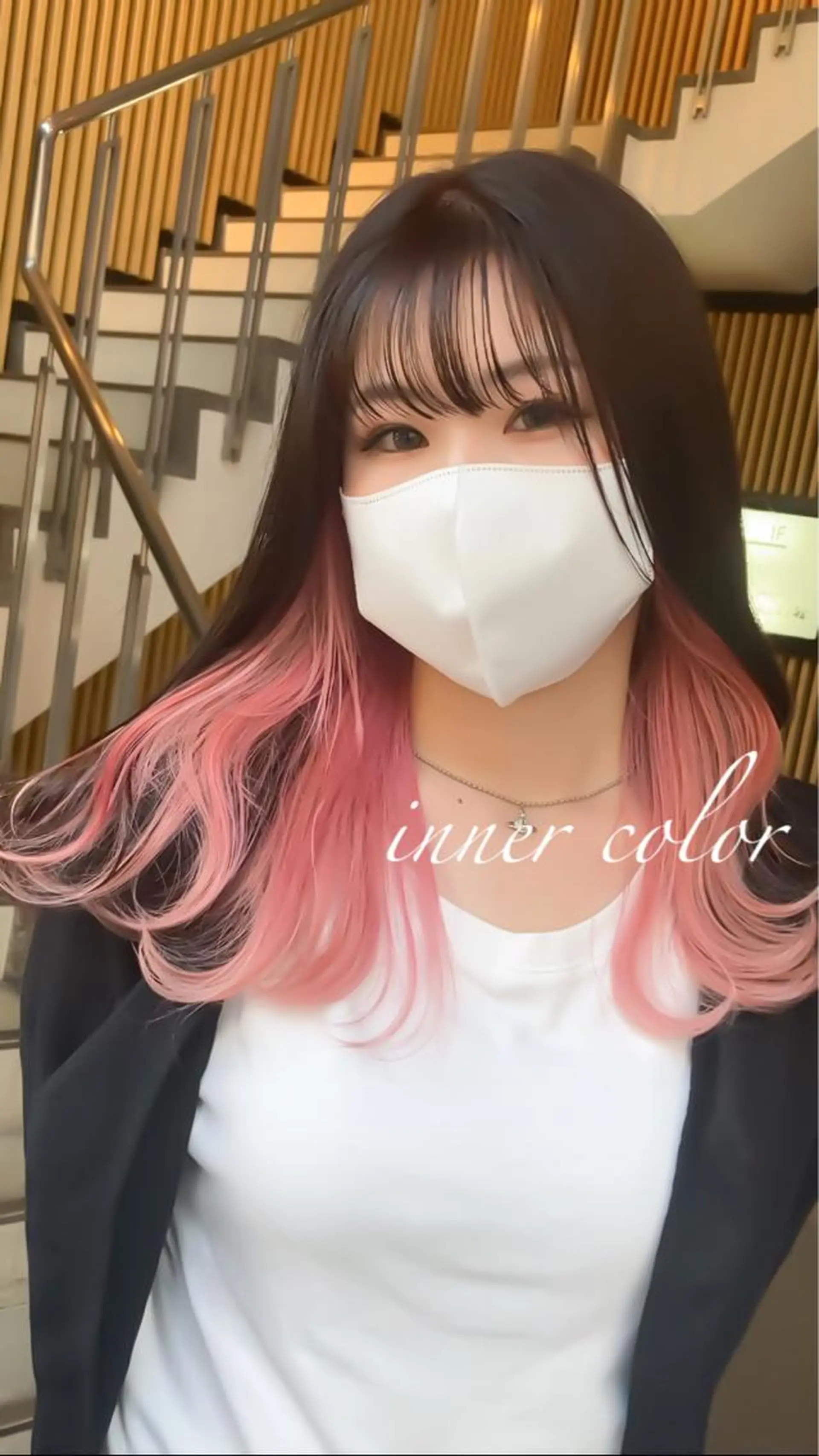 ミディアム カラー Selenehair 三条本店のヘアスタイル