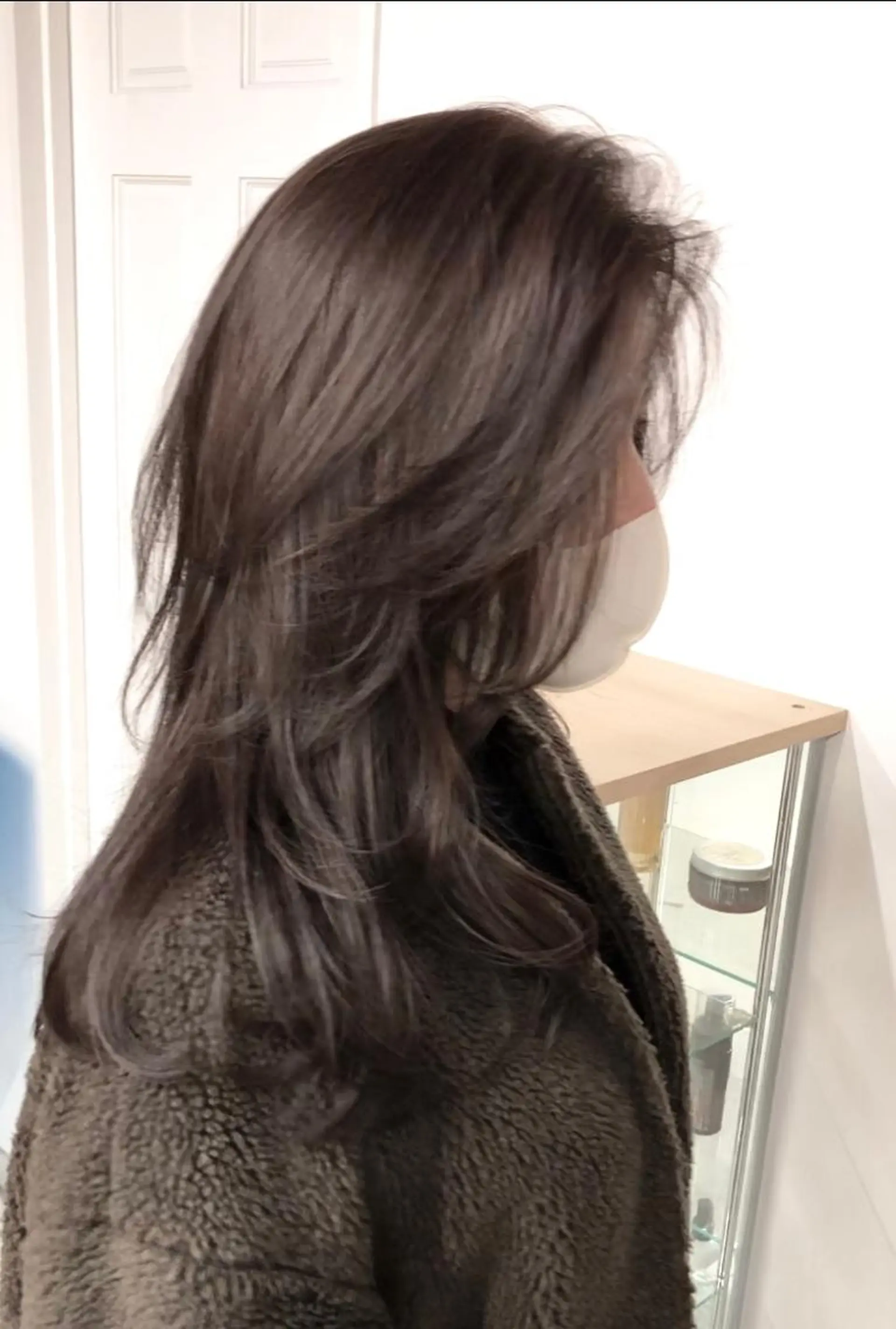 ロング カラー ヘアアレンジ グレージュ レイヤーカット クドウレイ fifth渋谷のヘアスタイル