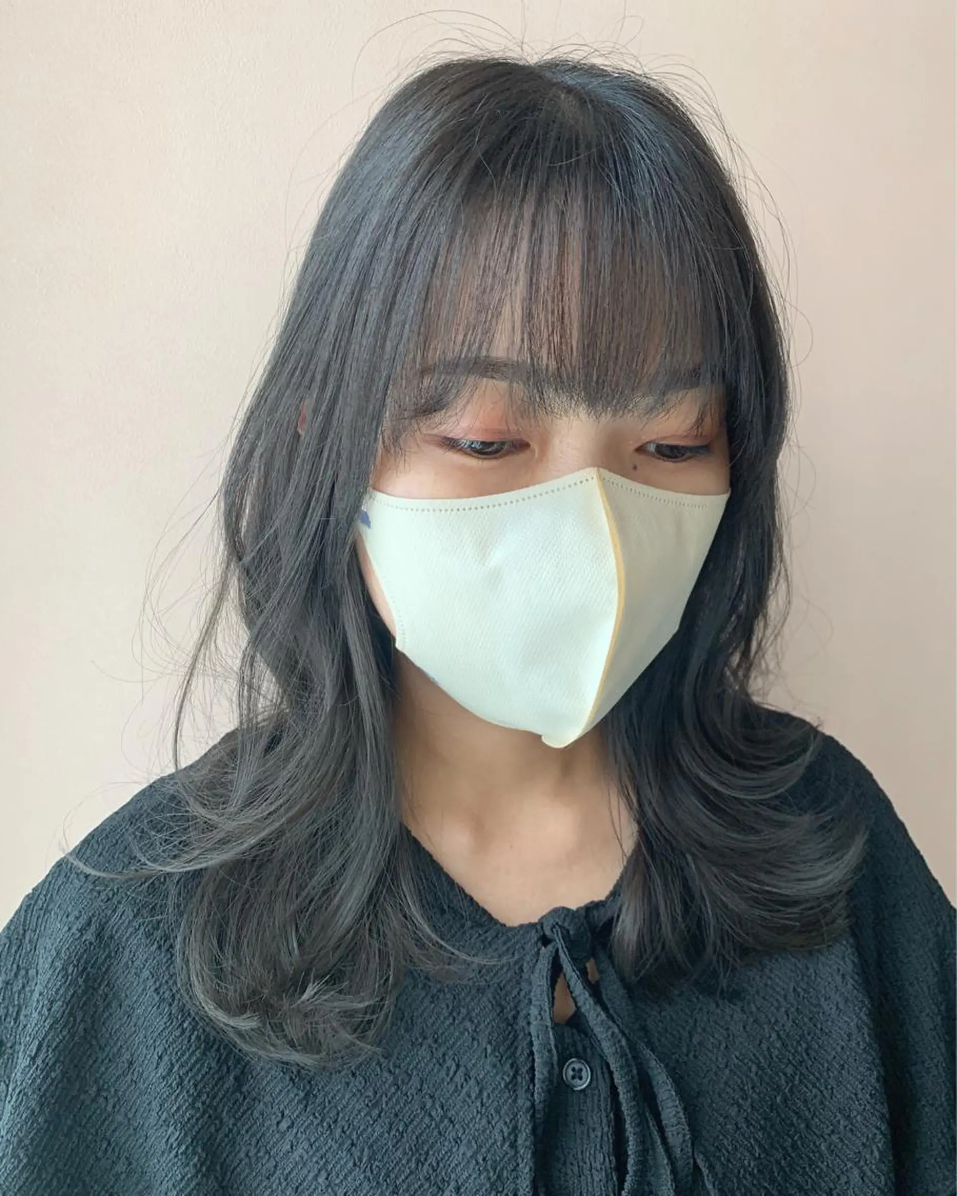 ロング カラー アッシュ アッシュグレー 透明感カラー hub hair レイヤー/透明感のヘアスタイル