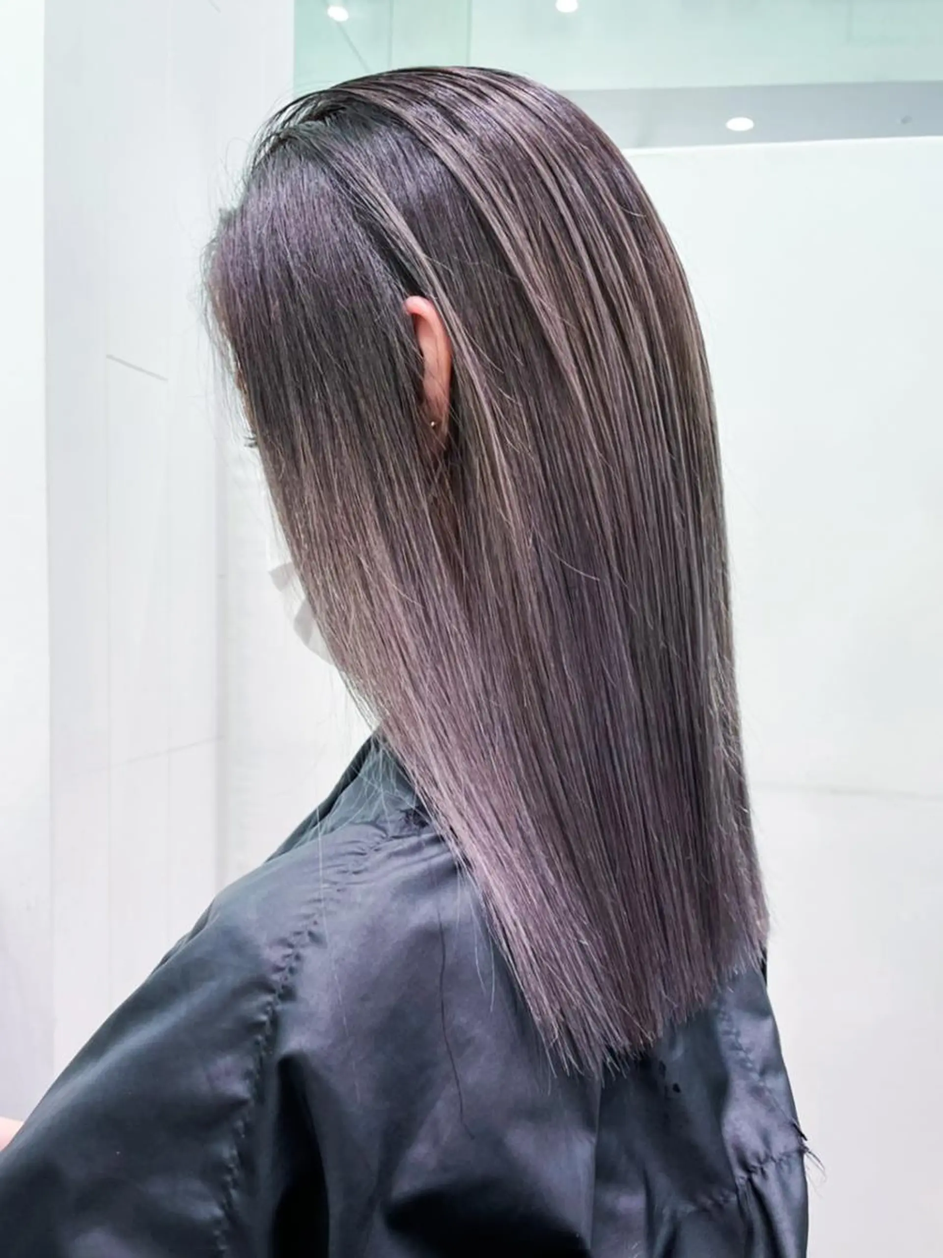 セミロング パーマ カラー ヘアアレンジ ITbyALBUM 八王子店のヘアスタイル