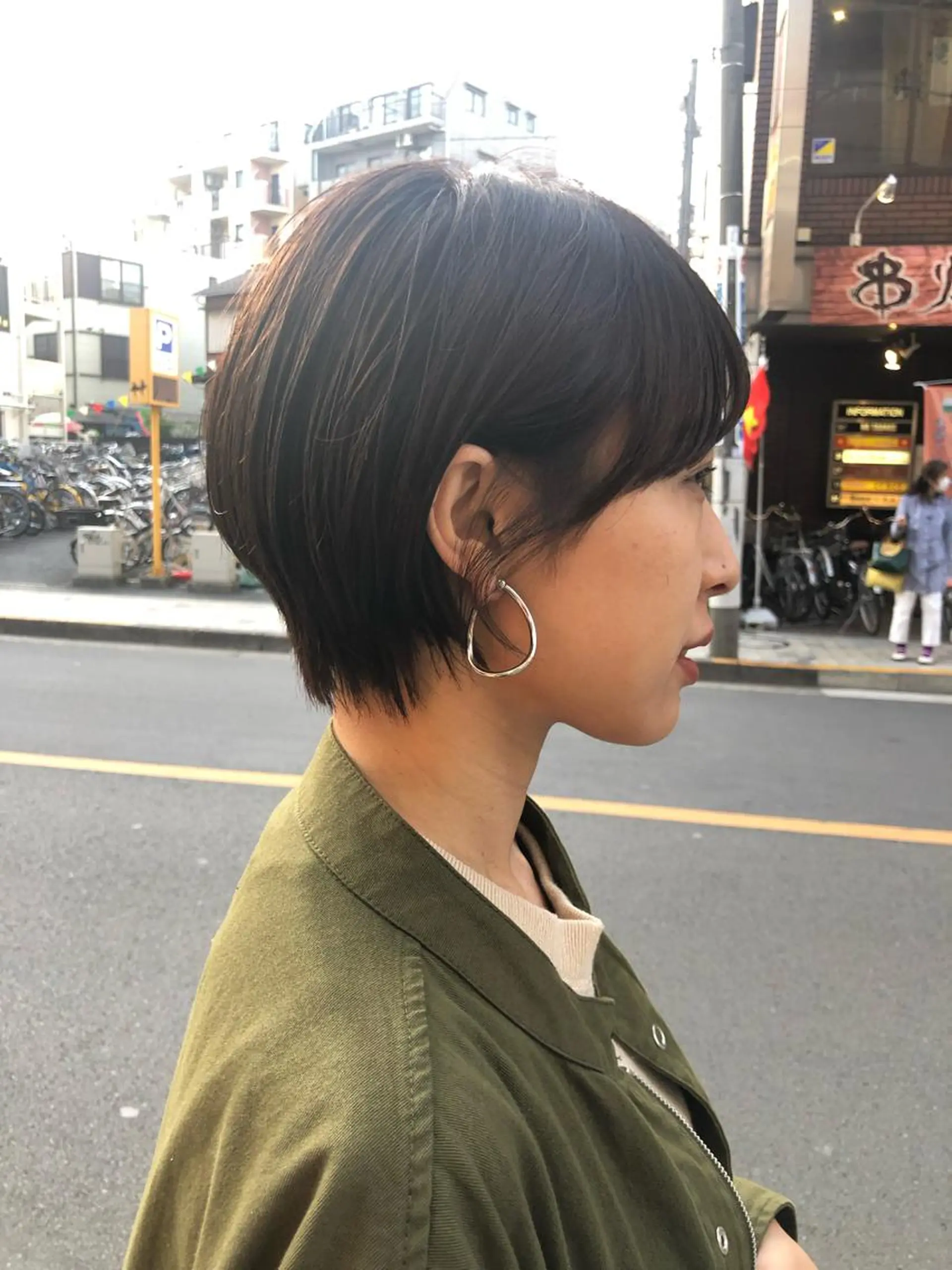 ショート カラー 奥秋 理紗　sai xのヘアスタイル