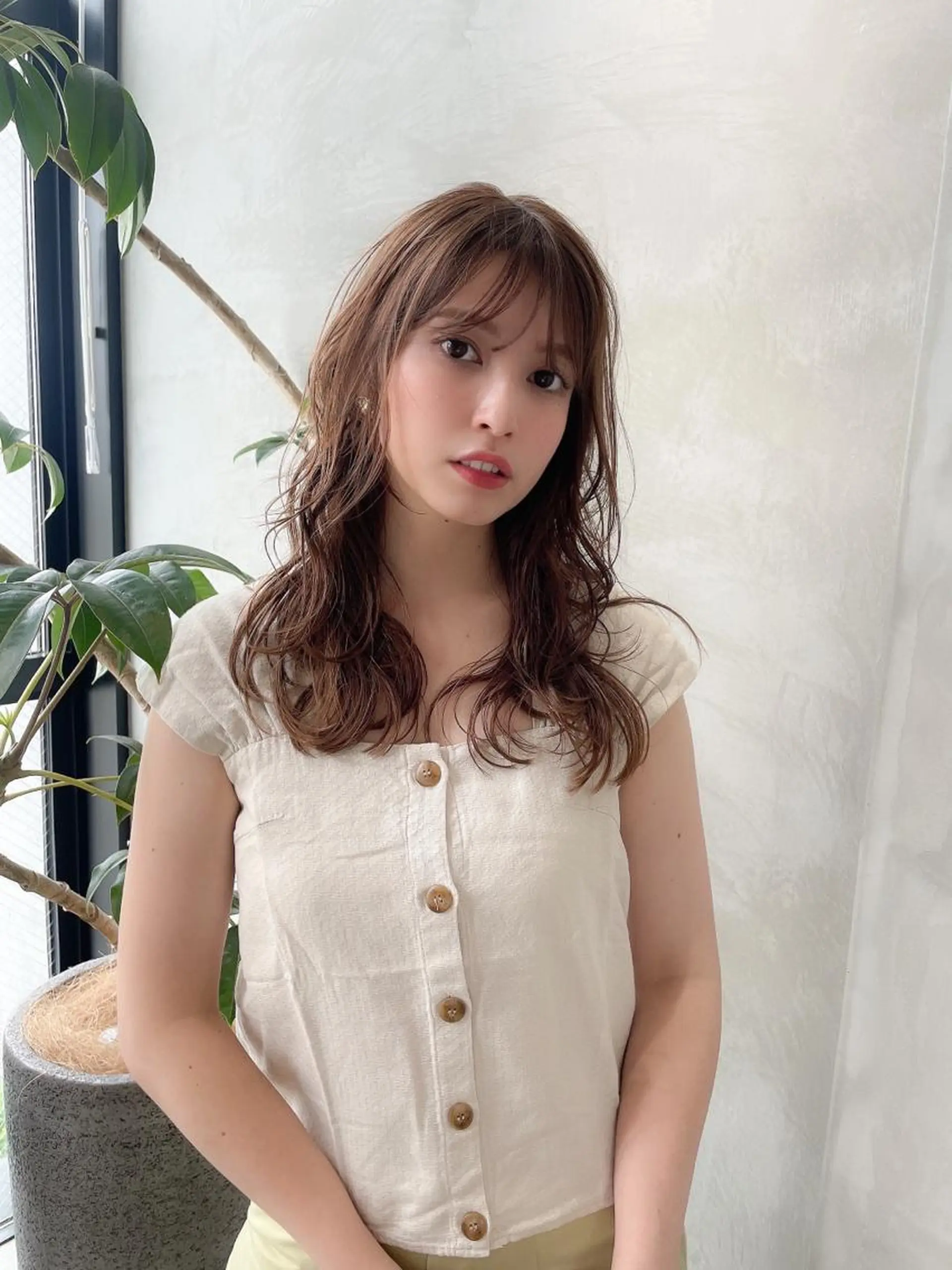 ミディアム カラー 韓国ヘア 店長NEGIのヘアスタイル