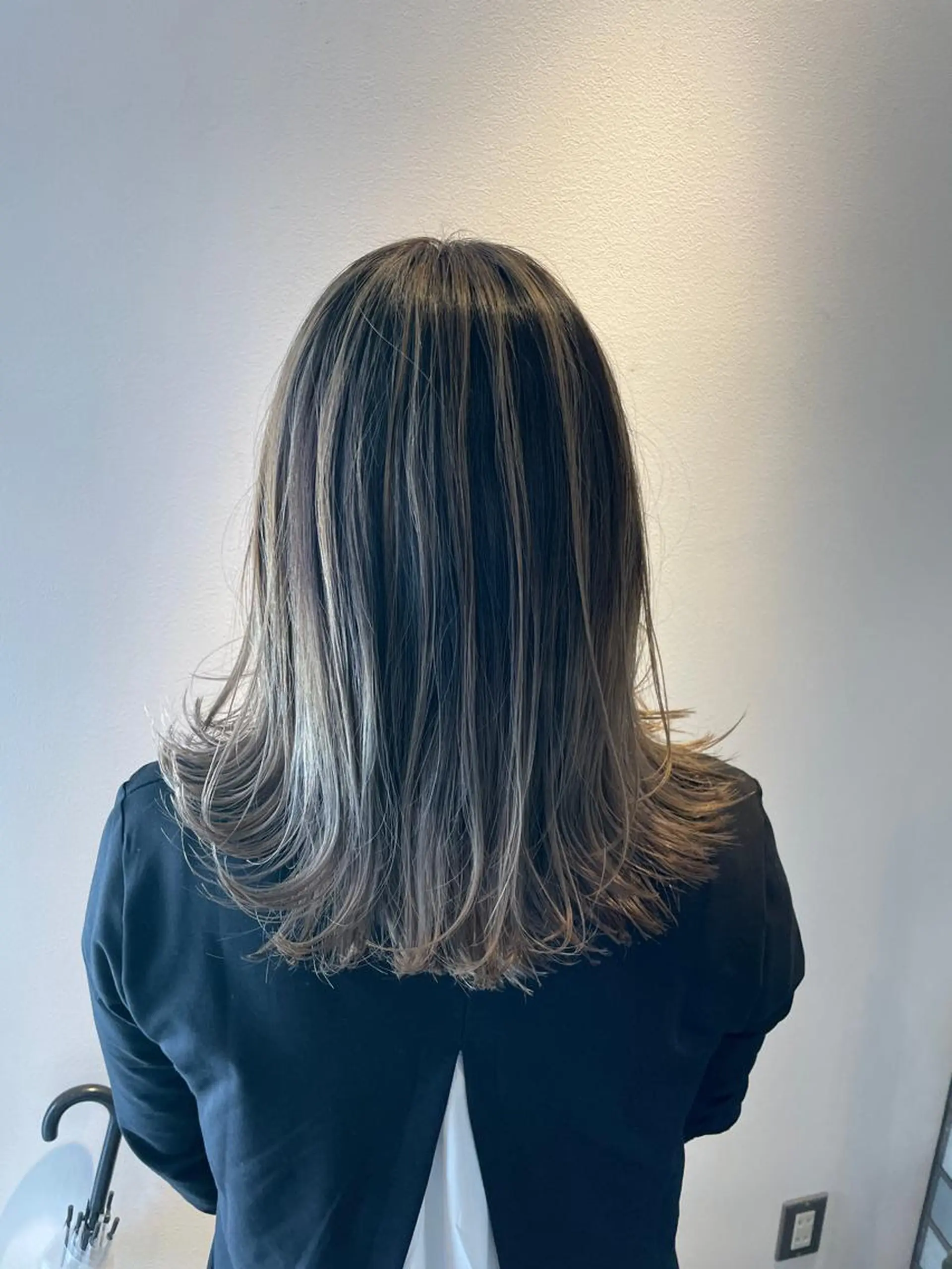 セミロング カラー 福永速人 /メンズパーマのヘアスタイル