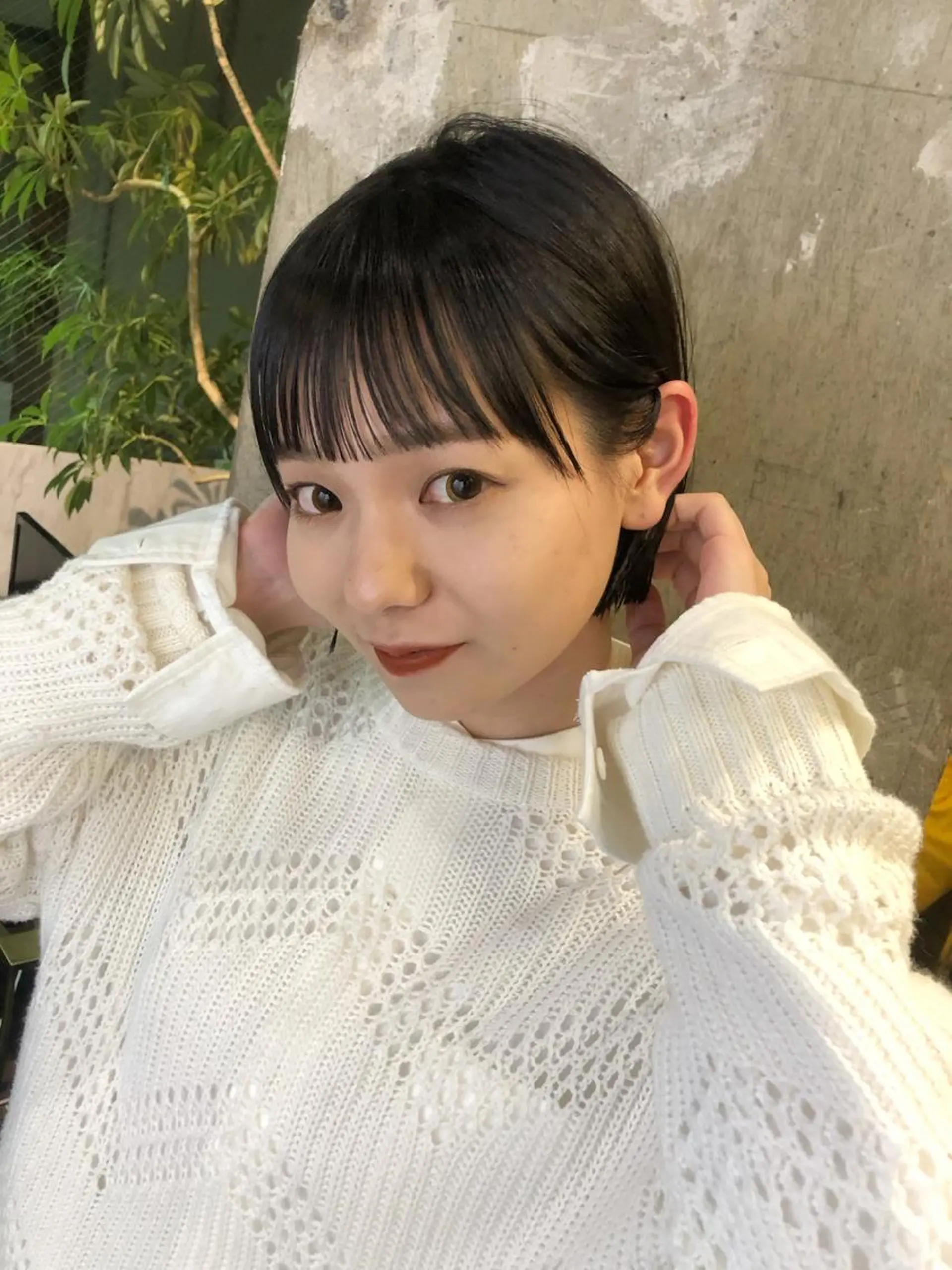 ショート レイヤー特化/小顔顔 周り/セノ/表参道のヘアスタイル