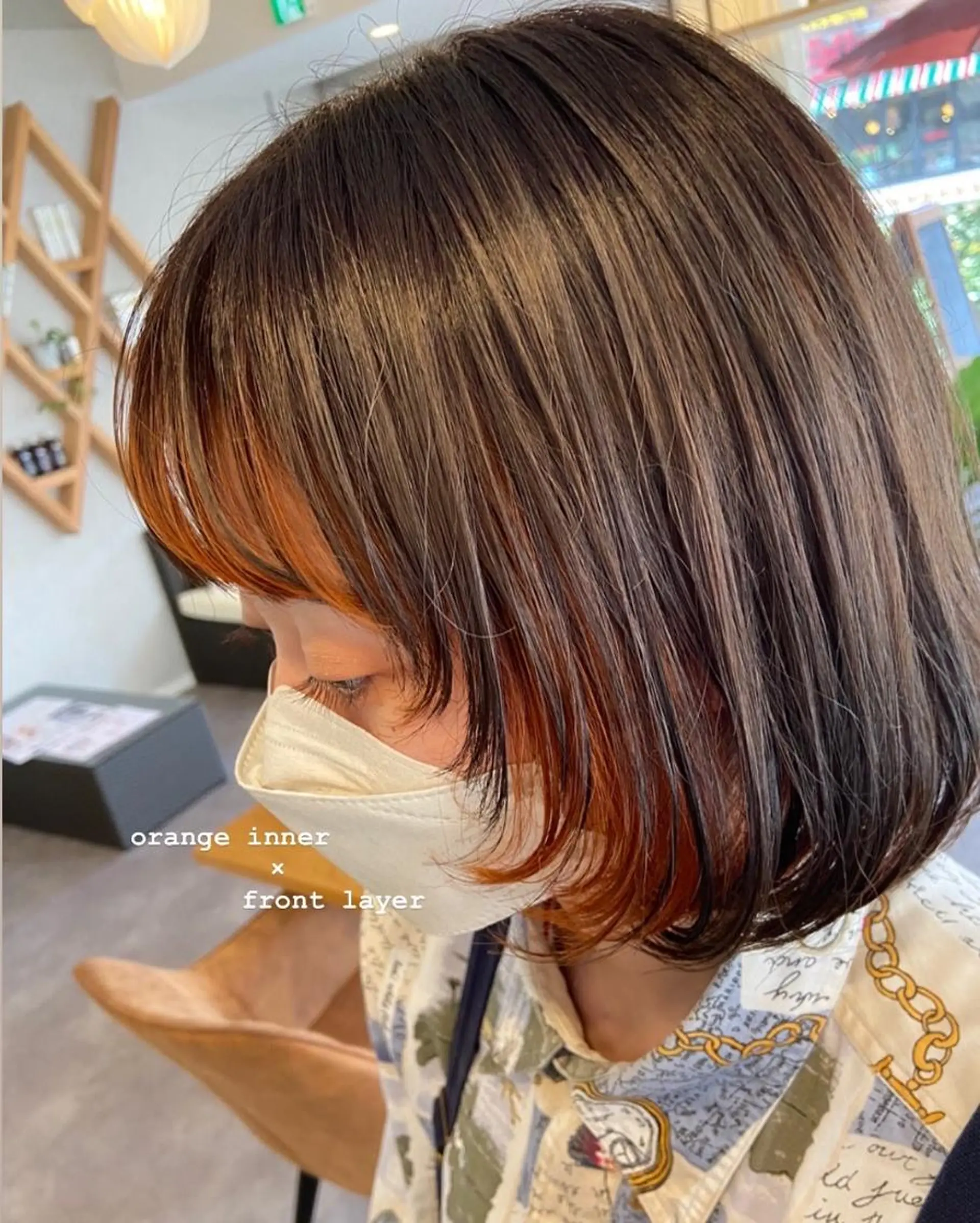 ショート カット ヘアカラー ELLE&SALLY 石野のヘアスタイル