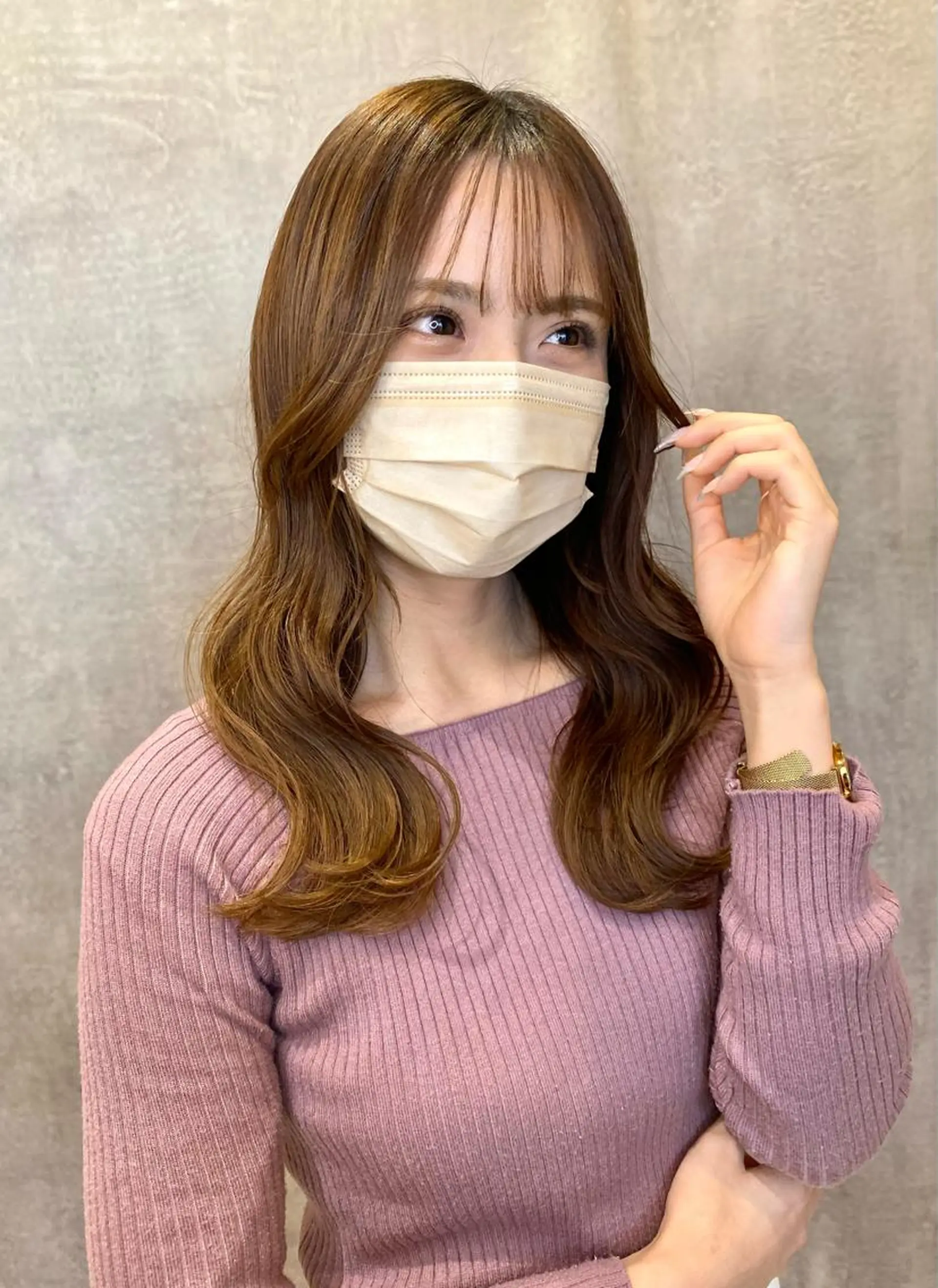 ロング 大口 楓のヘアスタイル